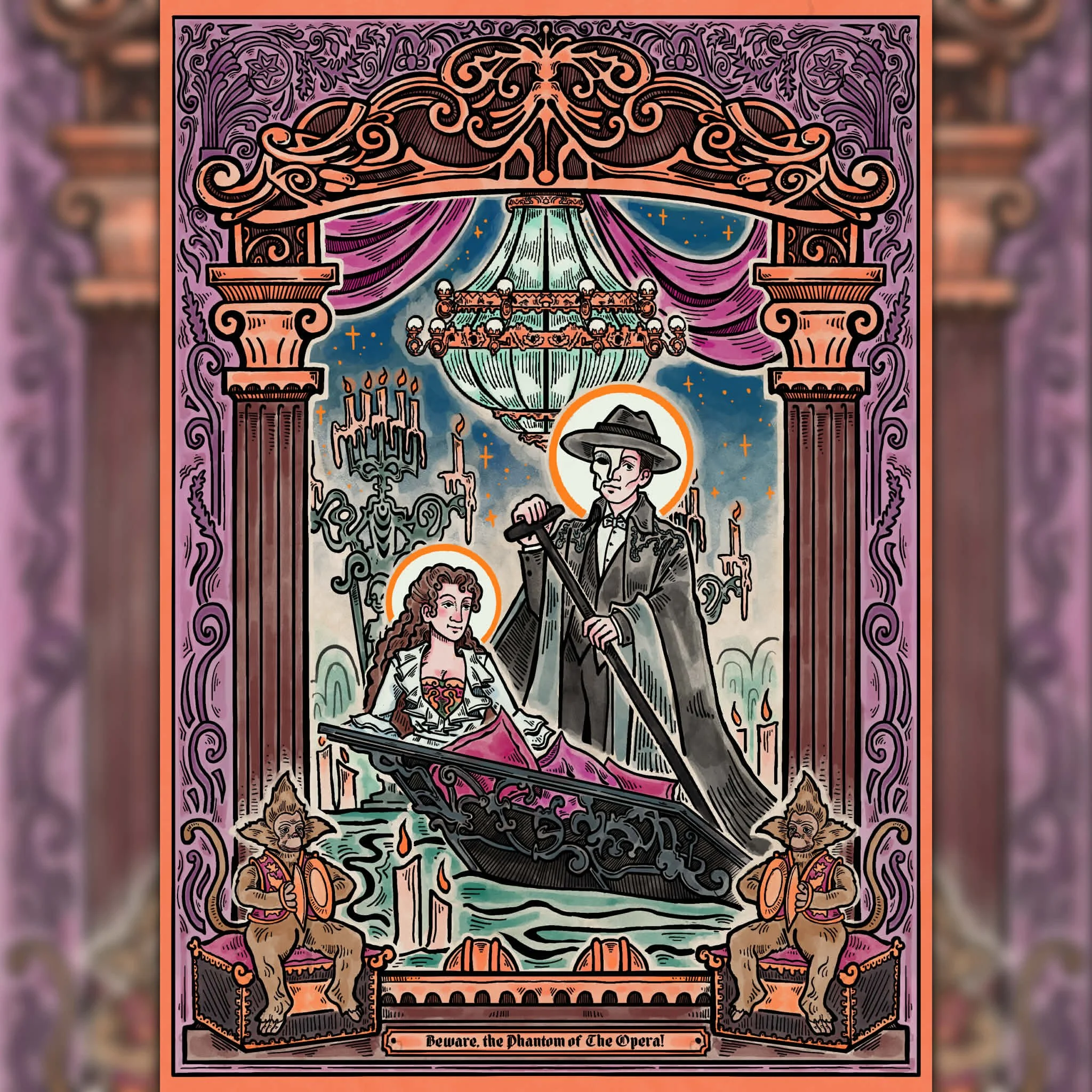 Phantom of The Opera A3 Print