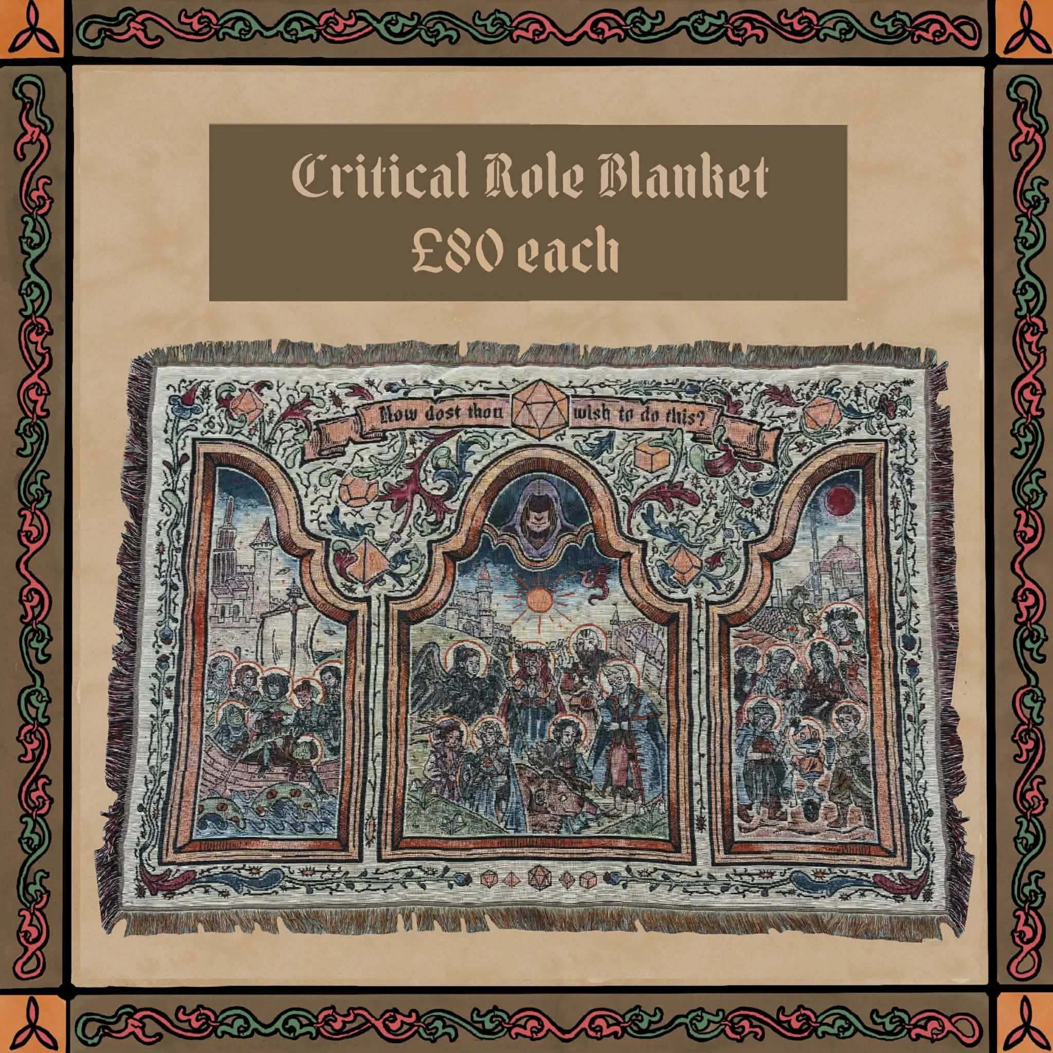 Critical Role Tapestry Blanket PREORDER