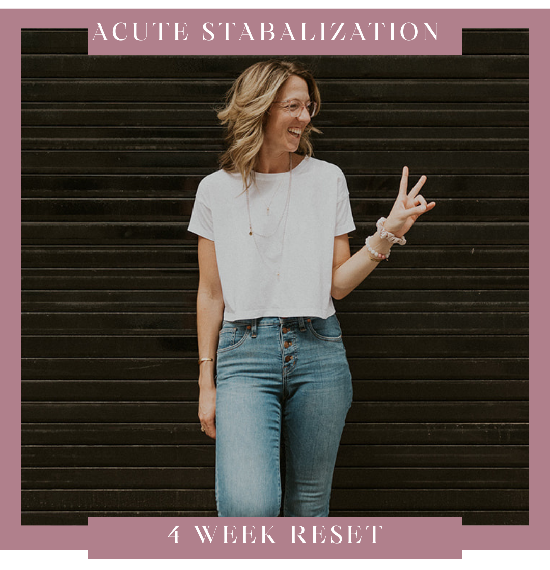 4-Week RESET — Acute Stabilization Only