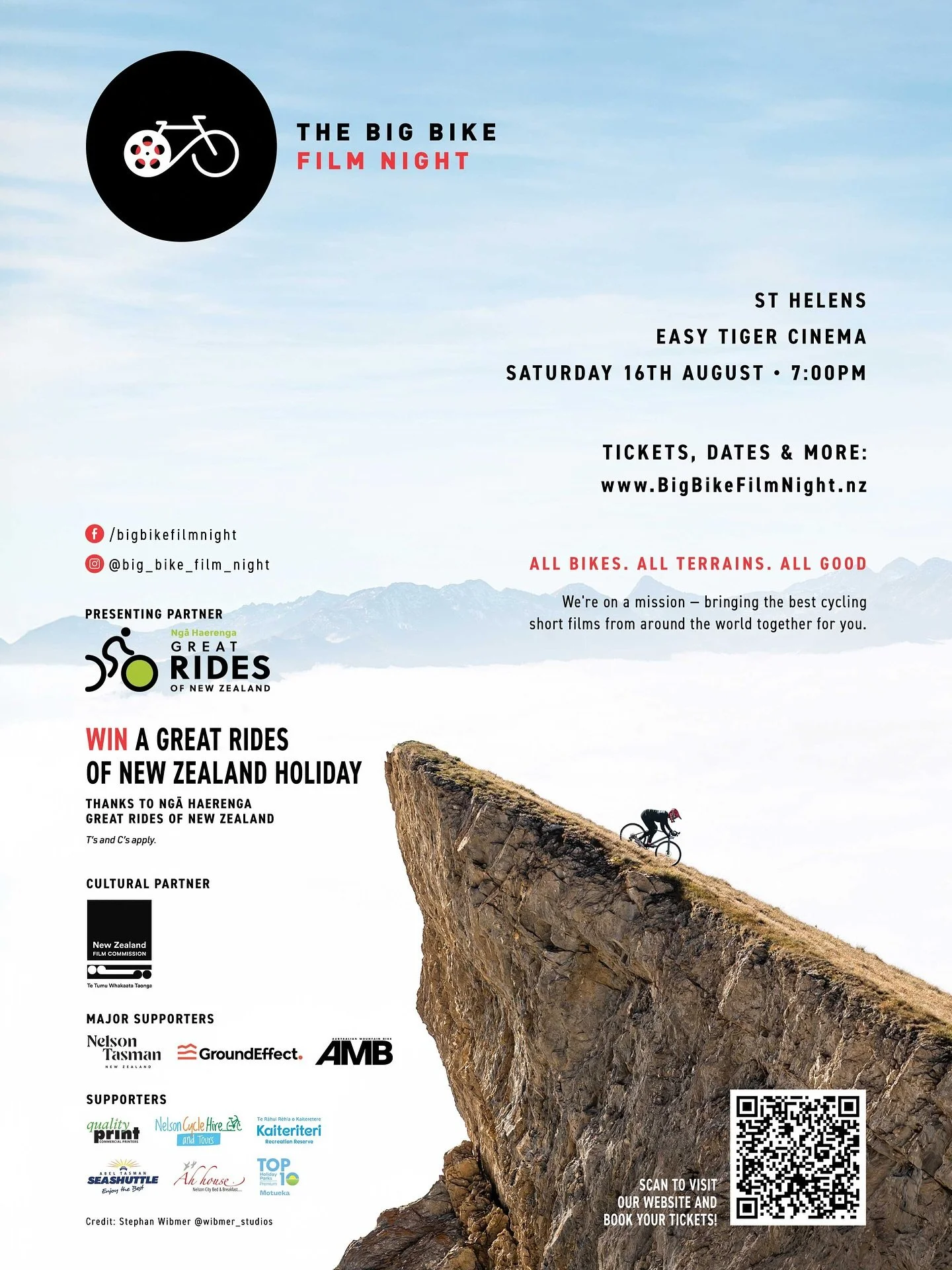 Calling all bike enthusiasts! We invite you to @big_bike_film_night
The world’s best short MTB films brought together in a 2.5-hour screening in St. Helens at @easytigersthelens
These short films are a great reminder of why we love to ride