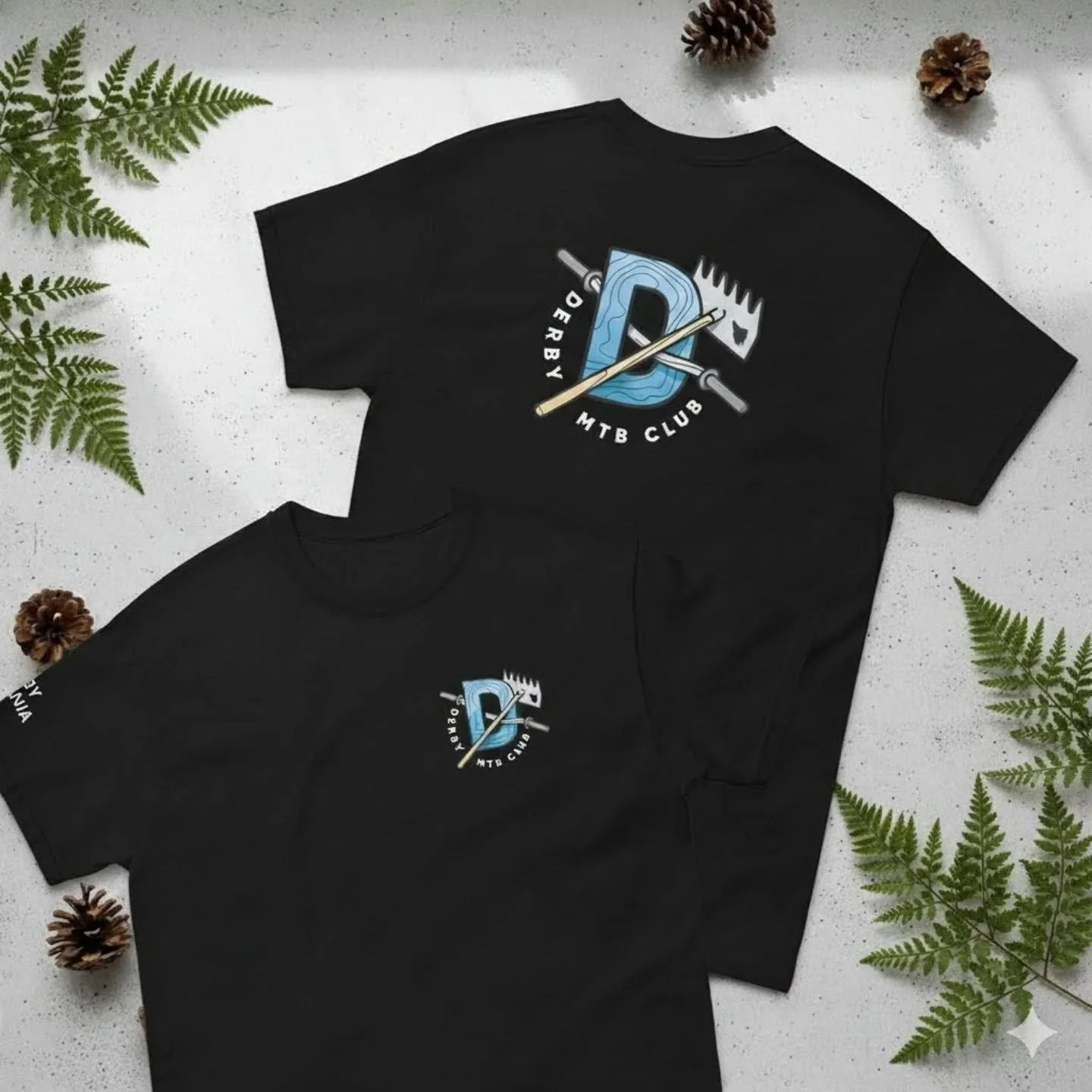 The Derby MTB Club online store is finally open. Head on over and grab yourself one of these bad boys ππ€. Our stylish logo t-shirt is available now! Printed on demand and delivered right to your door. Kids sizes coming soon. 
#derby #derbymtbclub