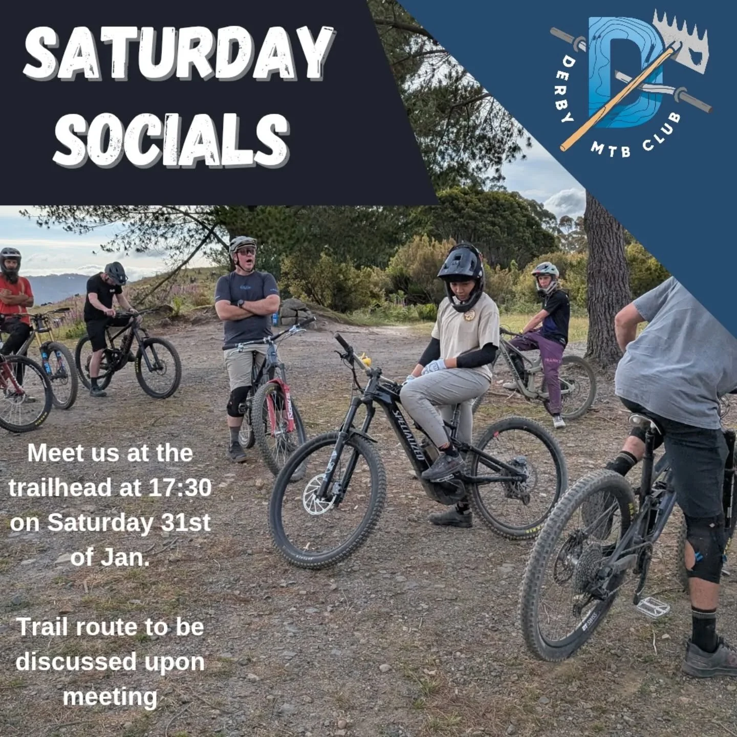 It's been a pretty big few weeks and, with town winding down, we're getting ready for a nice chilled social.

Meet us at the trailhead where we'll decide what to ride and have a good ol' catch up.

Let's get this bread, TGIF etc etc - catch ya all to
