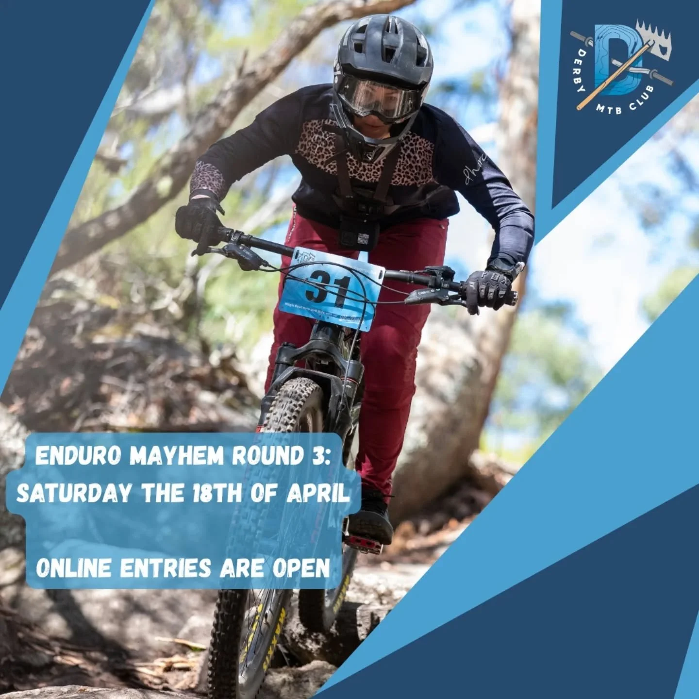 Our 3rd round of our Enduro Mayhem series is just over a week away! Online registration is open and will close at 22:00 on Friday the 17th.

Return to Sender is going to host both the Mini Mayhem for the young sprogs (racing from 10am) and, the main 