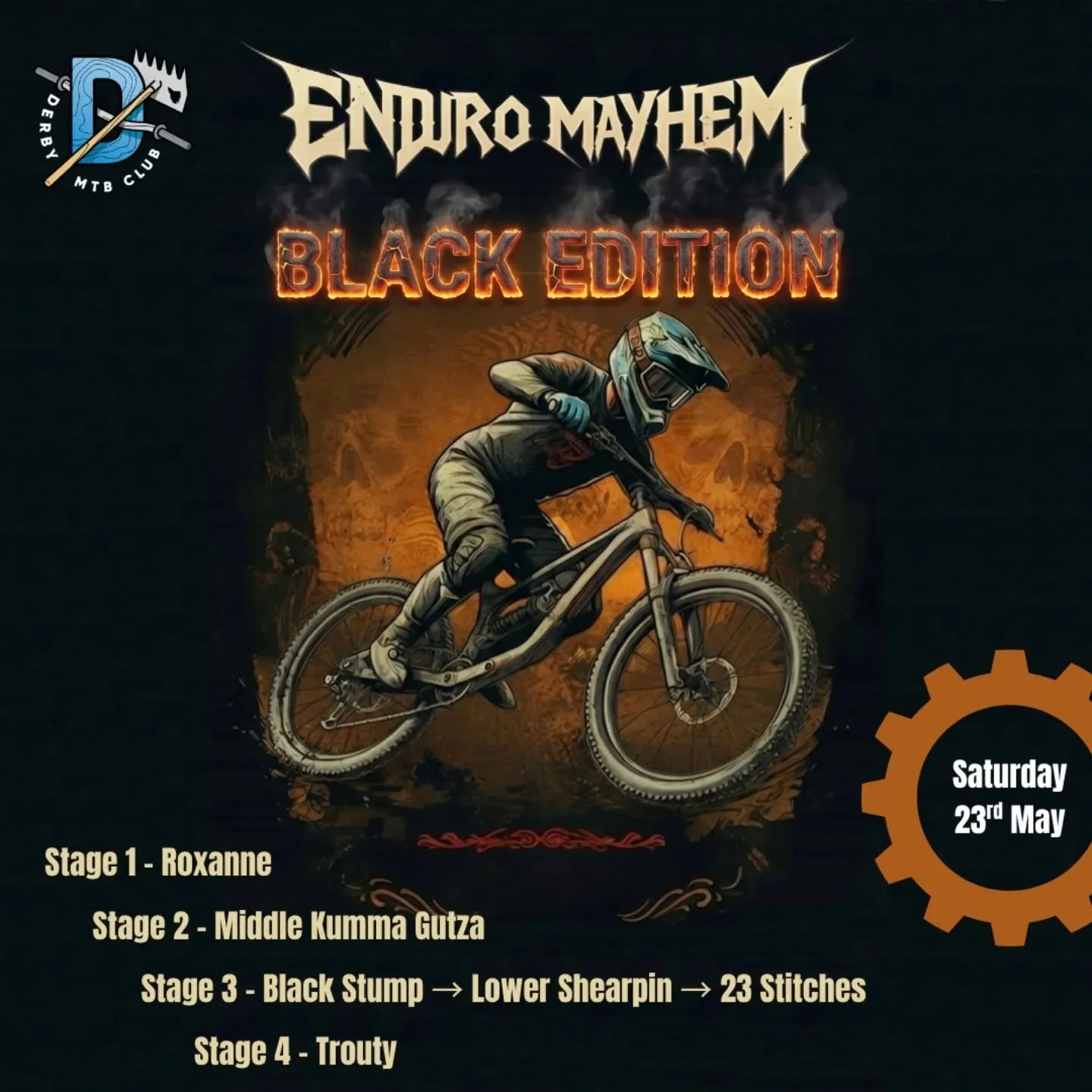 Last chance folks. We are still short of the numbers we need to go ahead with this. If you were thinking of entering, now is the time to do it. We will make the final decision tomorrow morning. 

#enduromayhem #blackedition 🖤