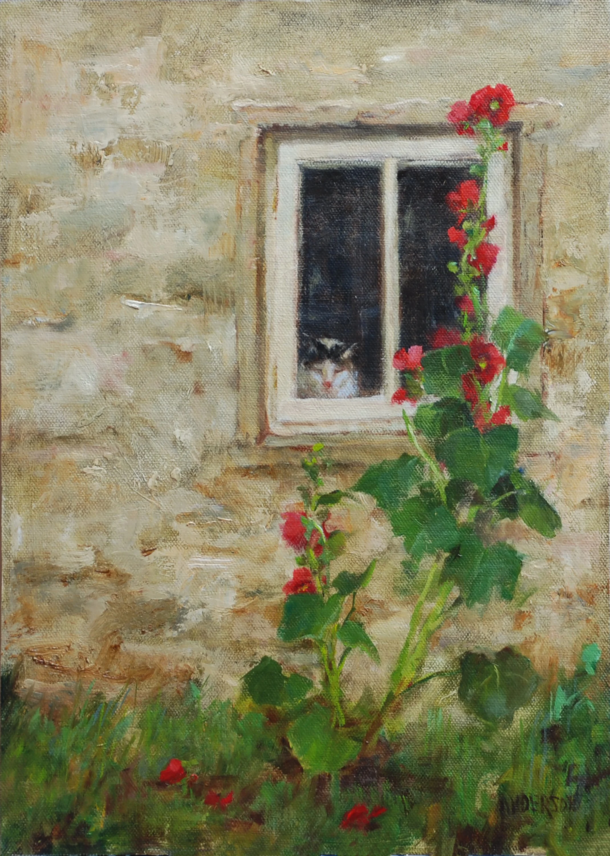 Kathy Anderse, Beauty V Vacationing in Yorkshire, 14x10, $2,300