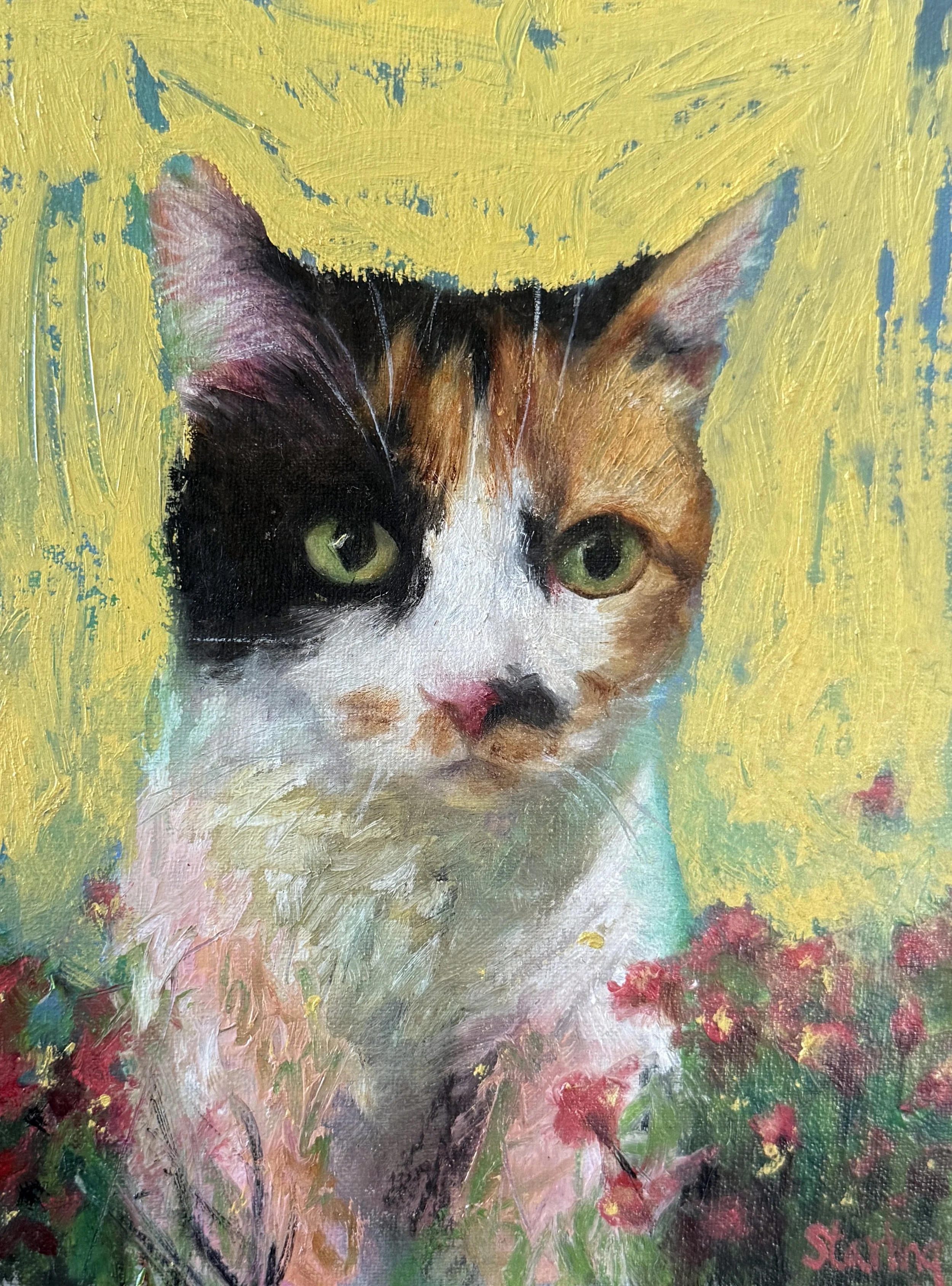 Jen Starling, 
Queen Pricilla, 
6"x 8", 
oil on panel, 
SOLD