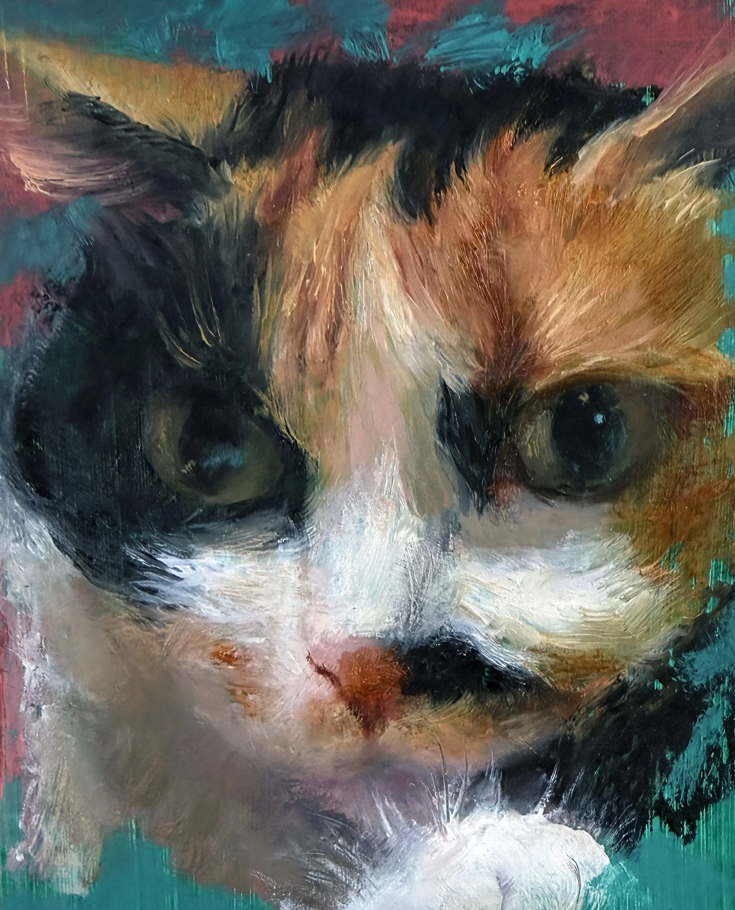 Jen Starling
Priscilla
4"x 6"
$400
oil on panel