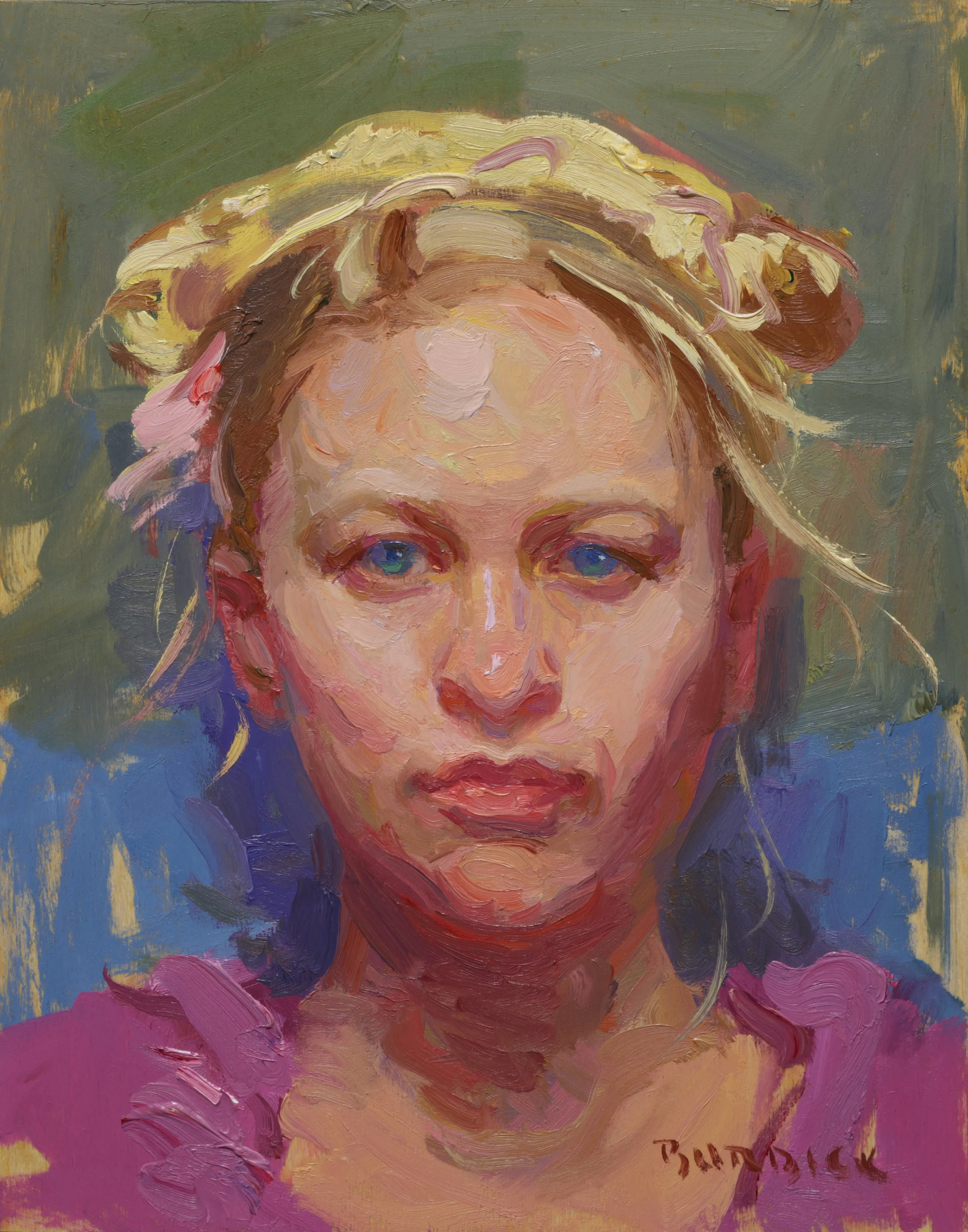 blonde with braids demo 12 by 9".JPG