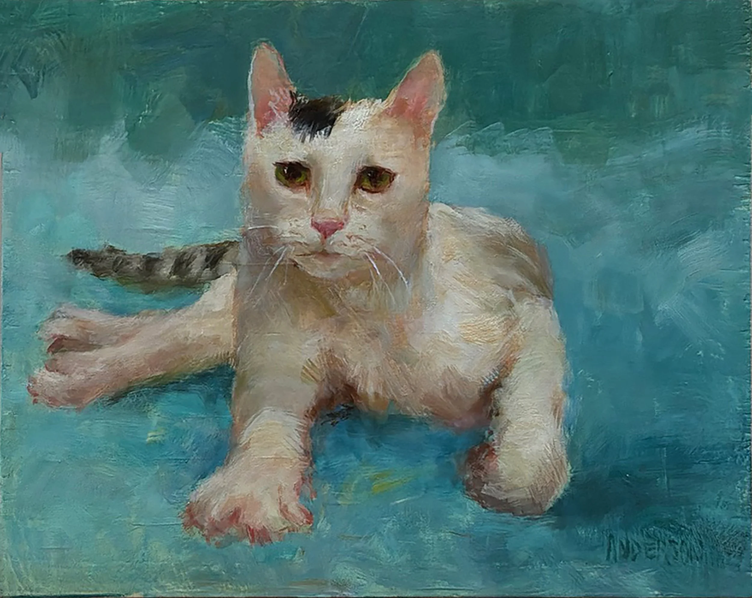 Kathy Anderson, Woody, 8X10, Auction Piece
