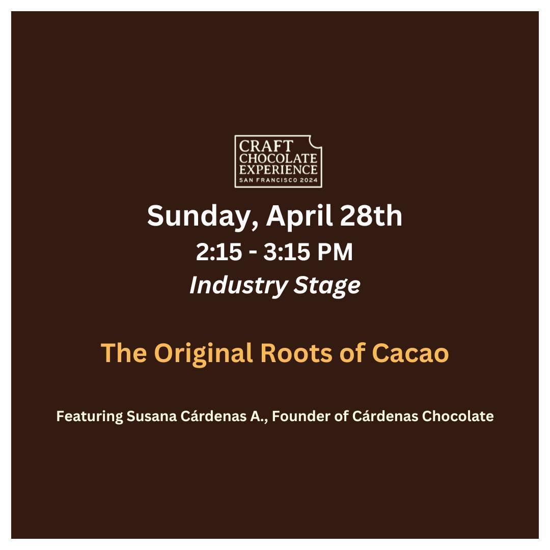 Sunday's Agenda: Part 2! Save this to refer back to!

Venue: @npuvenues
Sponsor: @dandelionchocolate @gdalesandre
Producer: @montgomeryentertainmentllc

#CraftChocolateExperience #CraftChocolate #ChocolateLovers #BeantoBar #ChocolateFestival #SanFran