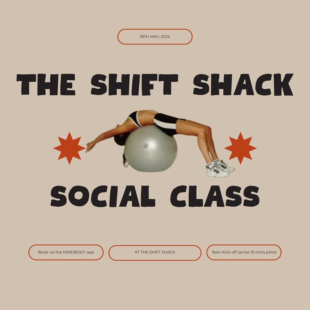 Who&rsquo;s excited for our first ever social class? We train together, have a gasbag, drink some coffee and celebrate the incredible community that we&rsquo;ve been building over the last 6 months together 🧡 Book in now! #theshiftshack #thesocialsh