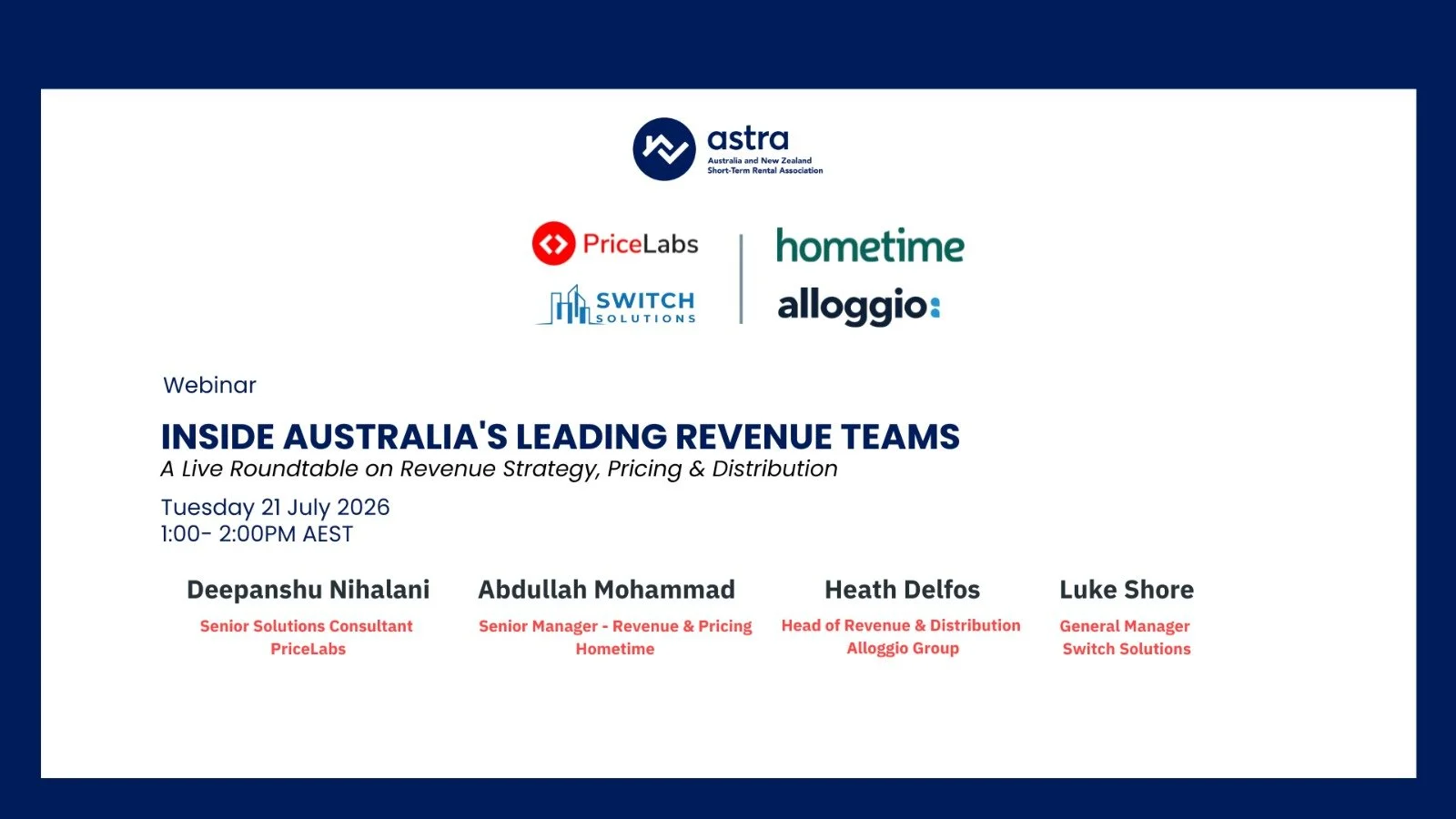 ASTRA Webinar