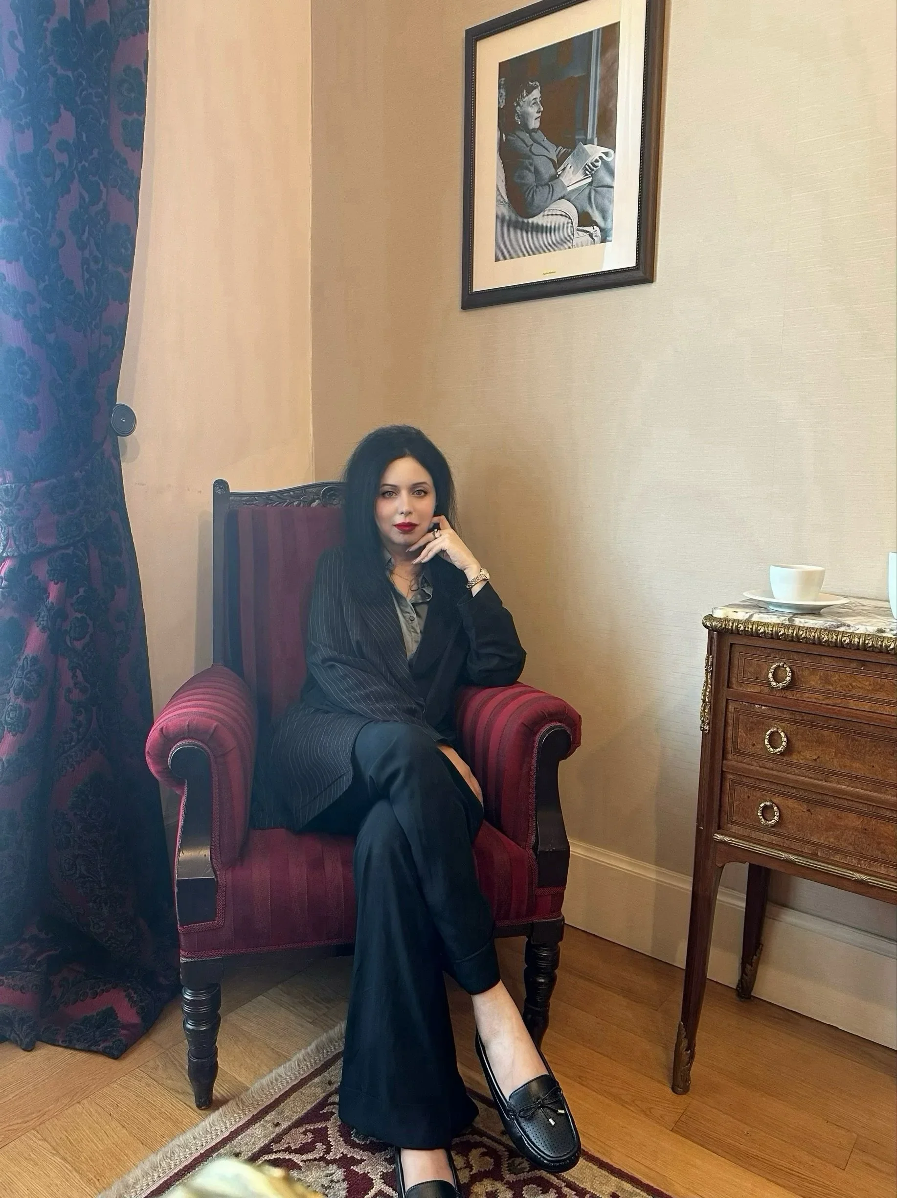 Sahar Shah, classical narrative painter and founder of Crimson Tales