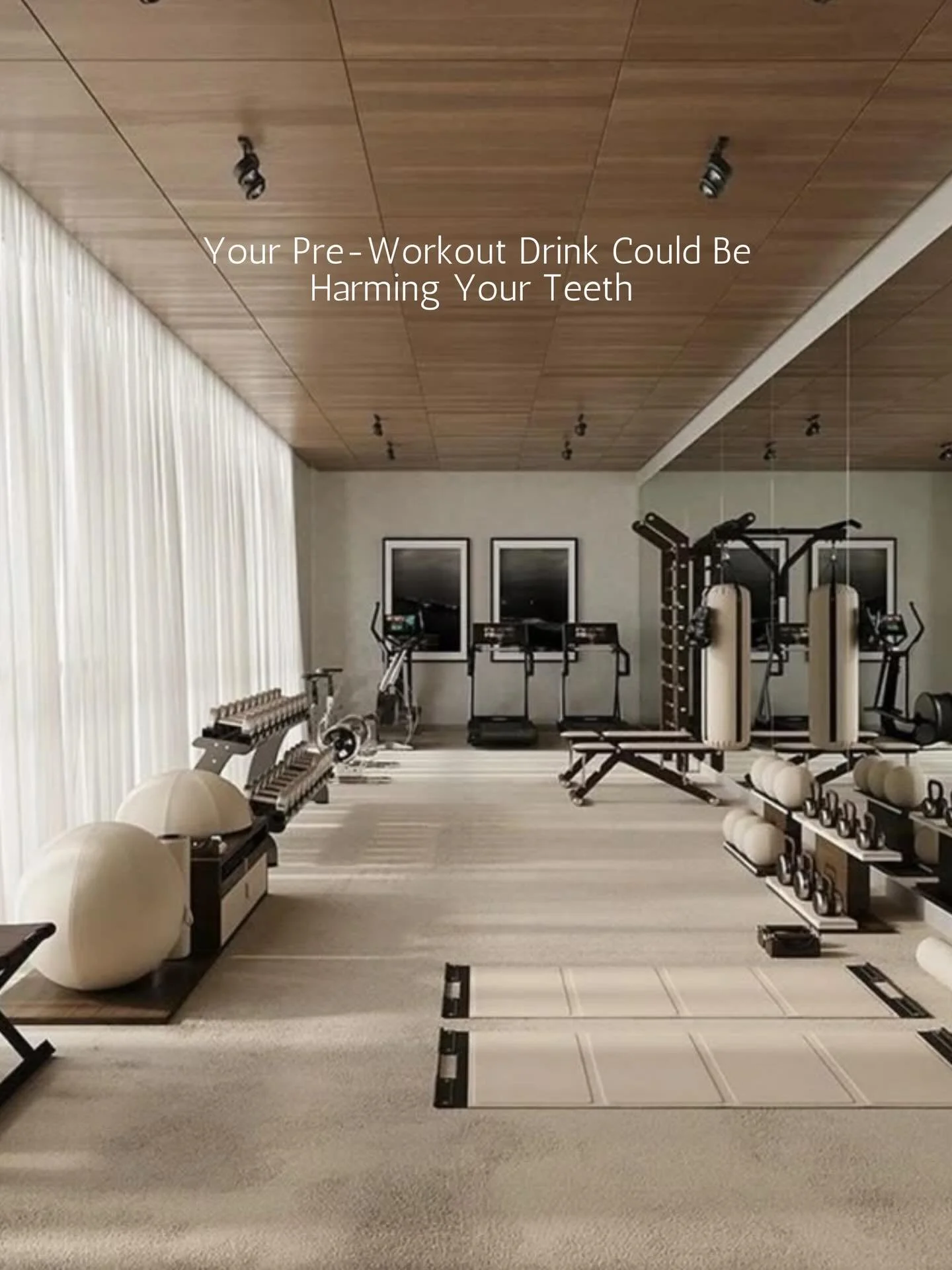 Get your sweat on&hellip; but maybe try and cut out the pre workout. Sports drinks are packed with sugar and acid which are perfect for elite athletes, but not necessary for your everyday gym session.

Regularly drinking them can lead to tooth decay 