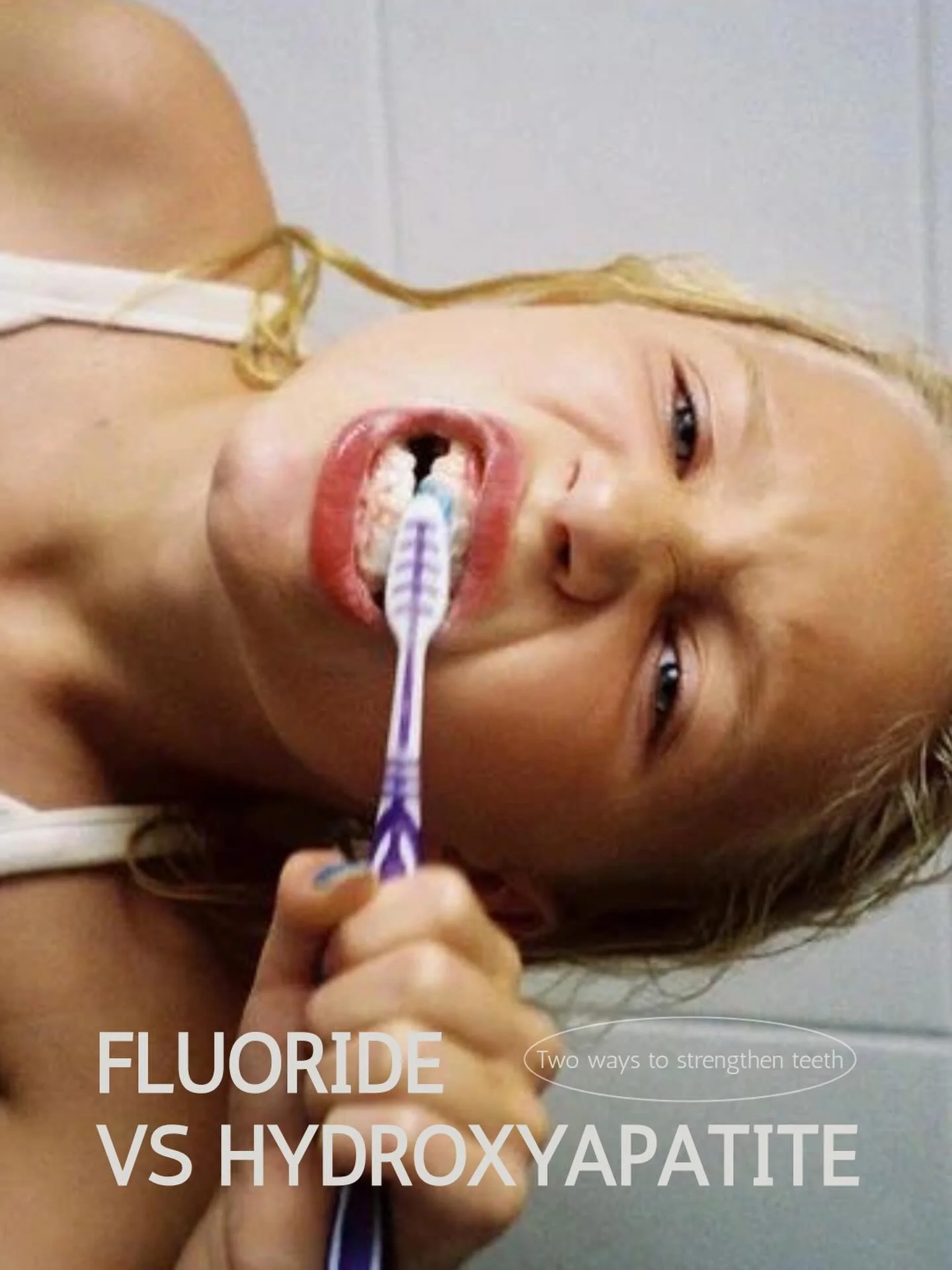 Fluoride vs Hydroxyapatite&hellip; You&rsquo;ve probably heard this in and out of the chair but what&rsquo;s the difference?

Hydroxyapatite works by helping replace lost minerals in the tooth surface. Fluoride works differently by strengthening the 