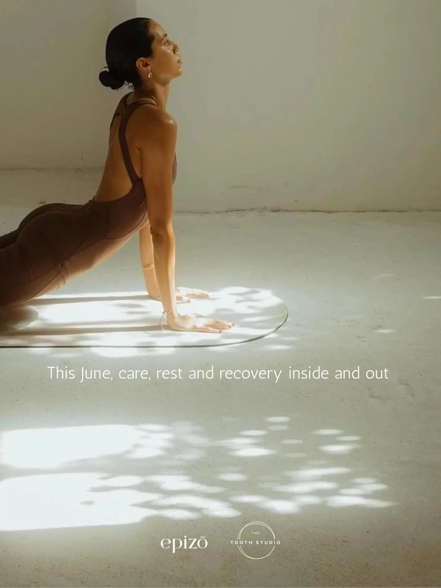 A little extra self-care this June 🤍

At The Tooth Studio, we believe care goes beyond your smile.

All June clients will receive an exclusive 15% off code to @epizo.au Bathhouse &amp; Movement sessions.

Whether you&rsquo;re already booked or booki