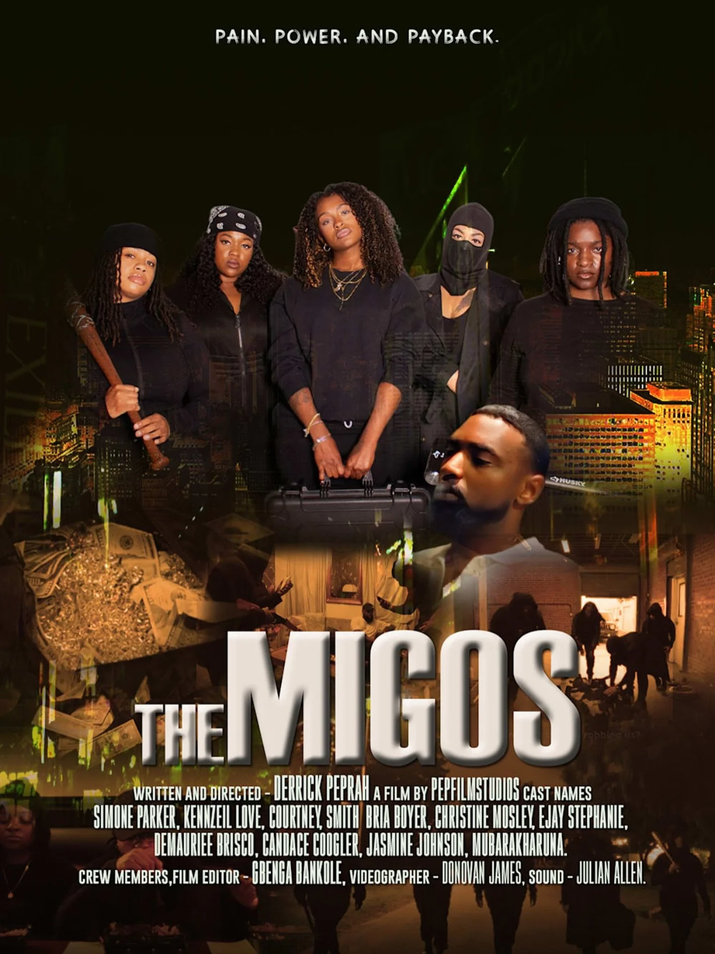 🎬 Our official film poster for &ldquo;The Migos&rdquo; is here. 

A story born in Oakland, made with heart, grit, and community 💪🏾🎥

We&rsquo;re now in post-production and need your help to bring it across the finish line ✂️🎧

Every donation get