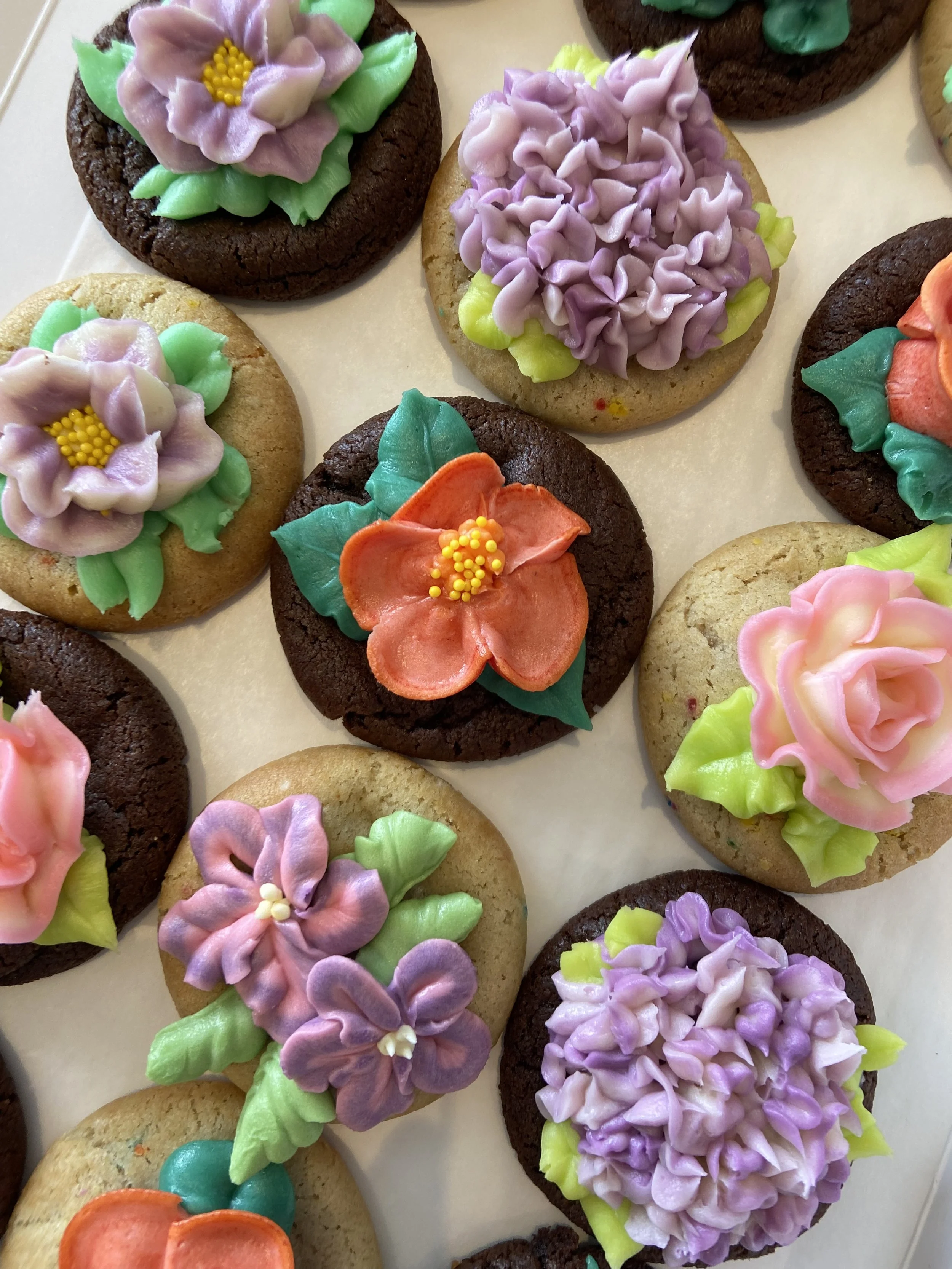 Mother's Day 24 pack Gift Box of 1/4  sized Cookies