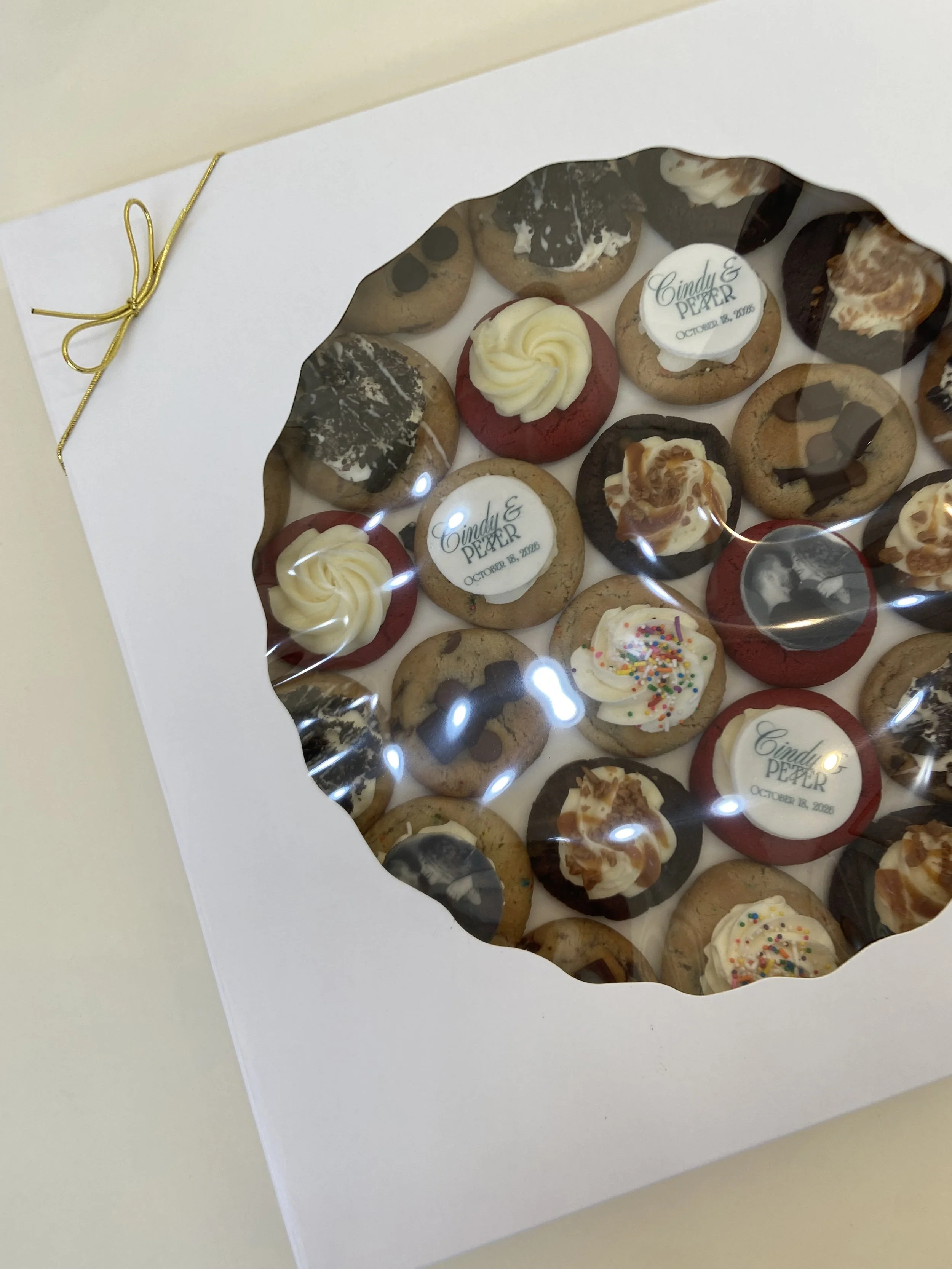 Classic Cookie Mix 30 pack Gift Box of 1/4  sized Cookies