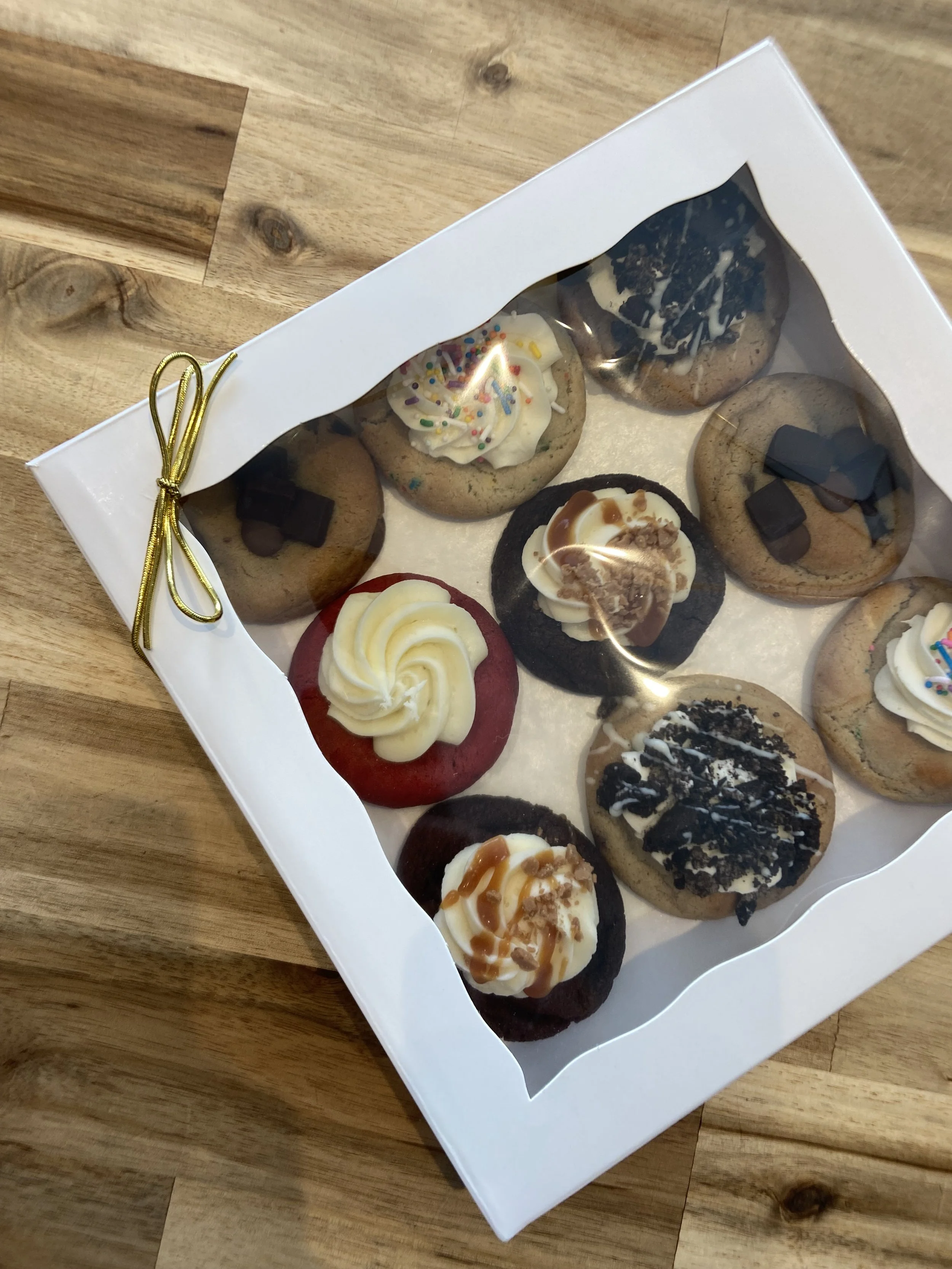 Classic Cookie Mix Gift Box - 9 pack of 1/4  sized cookies