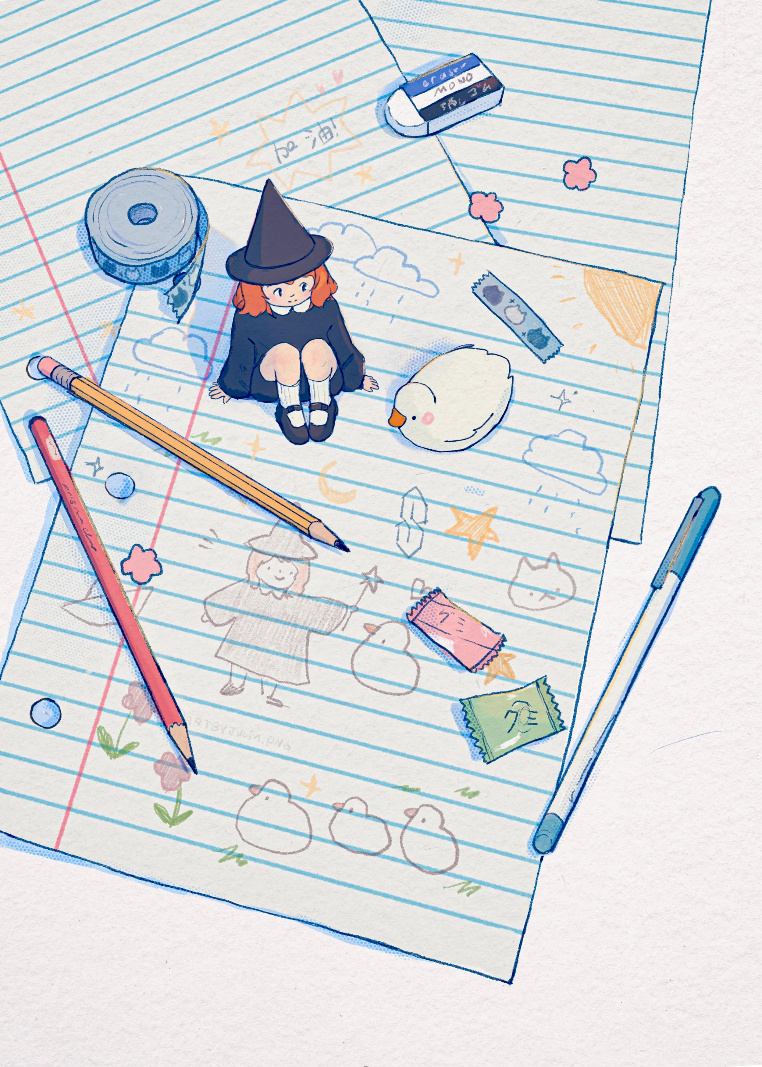 witchy_doodles_wphone_wallpaper.jpg