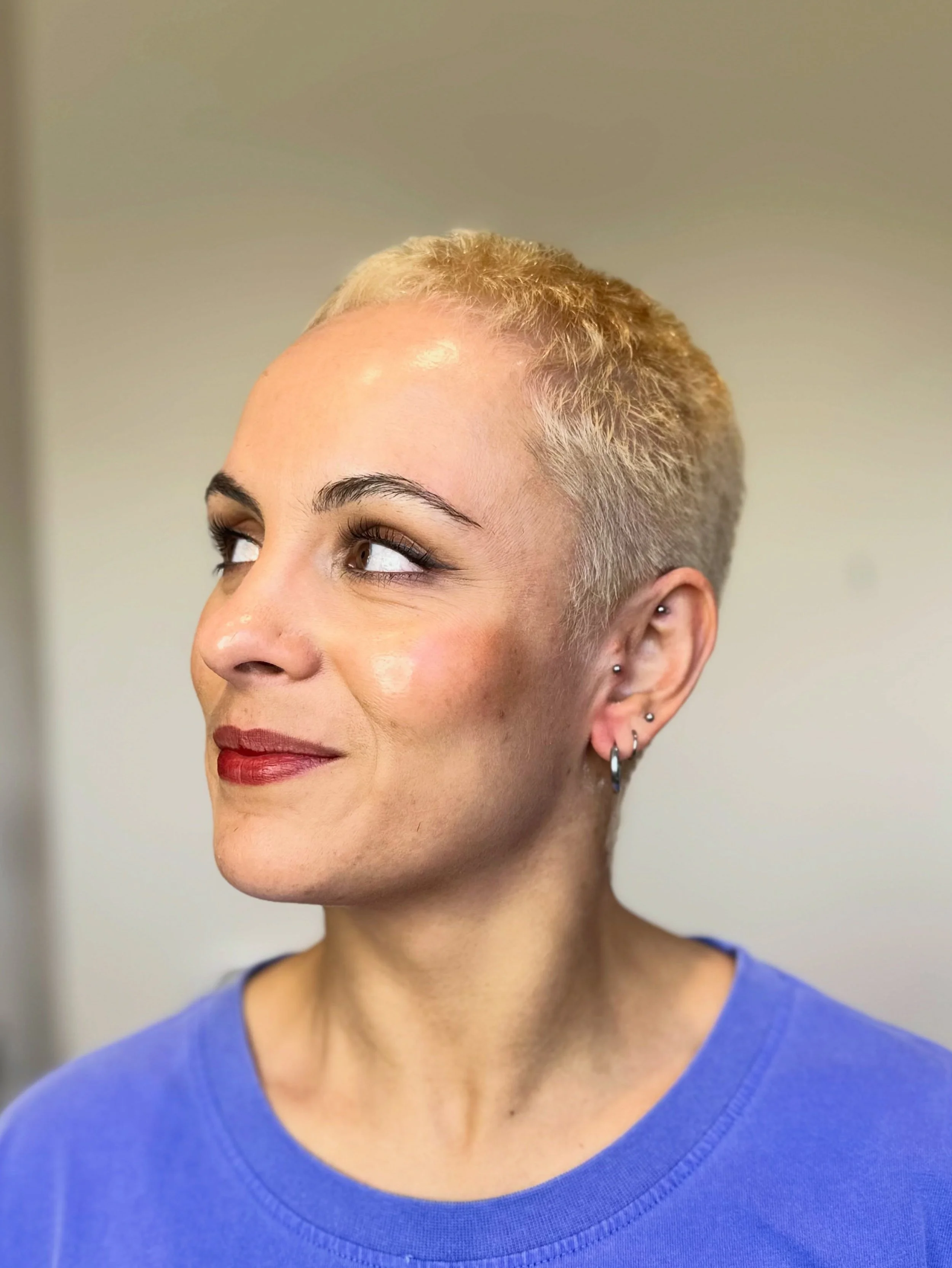I love a buzz cut bleach! And how GORGEOUS is Allanah?!

I even let her shave her head for a full Britney moment&hellip; I can&rsquo;t wait to share that video!