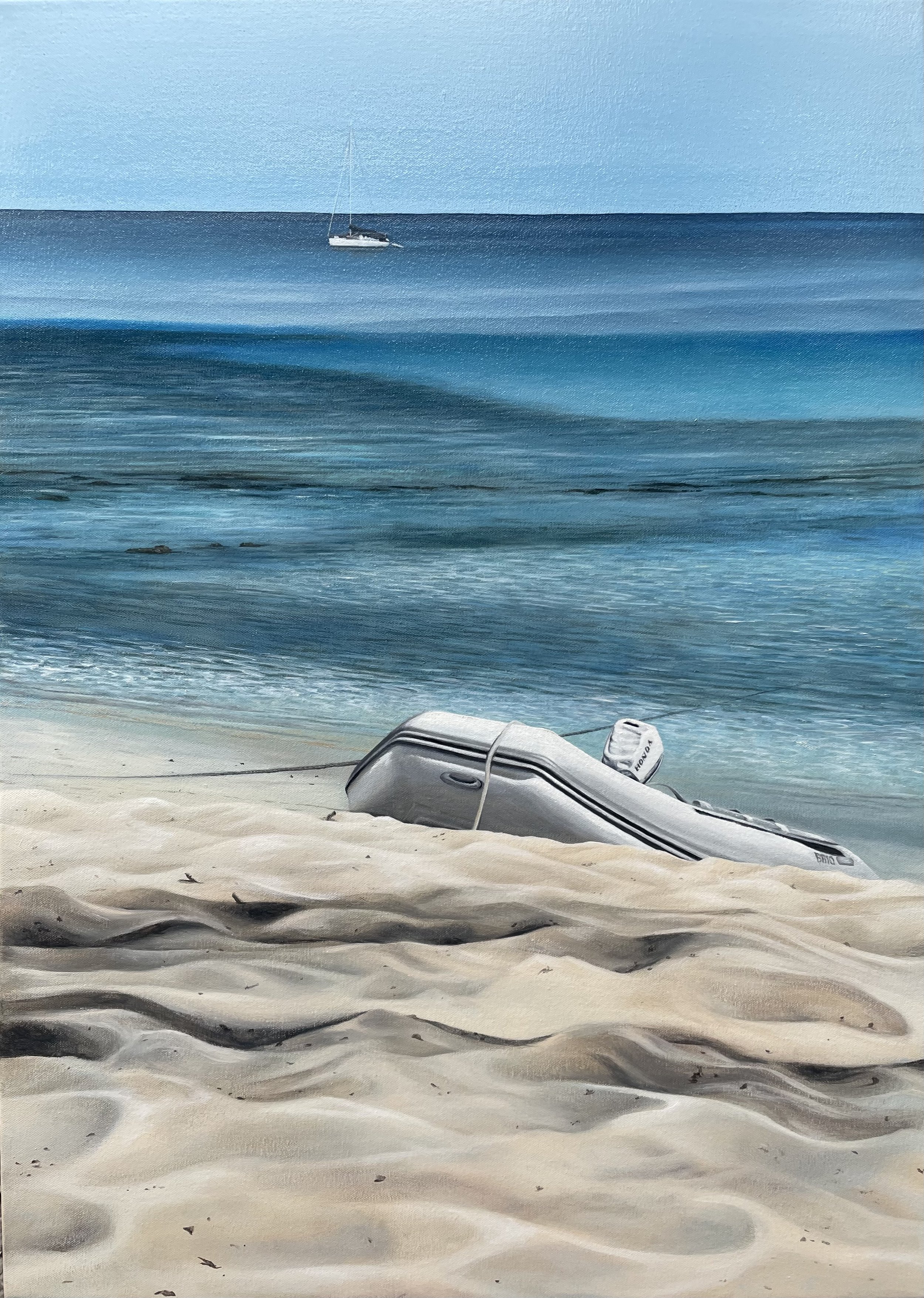 Surface Interval
70x50cm
Oil on canvas