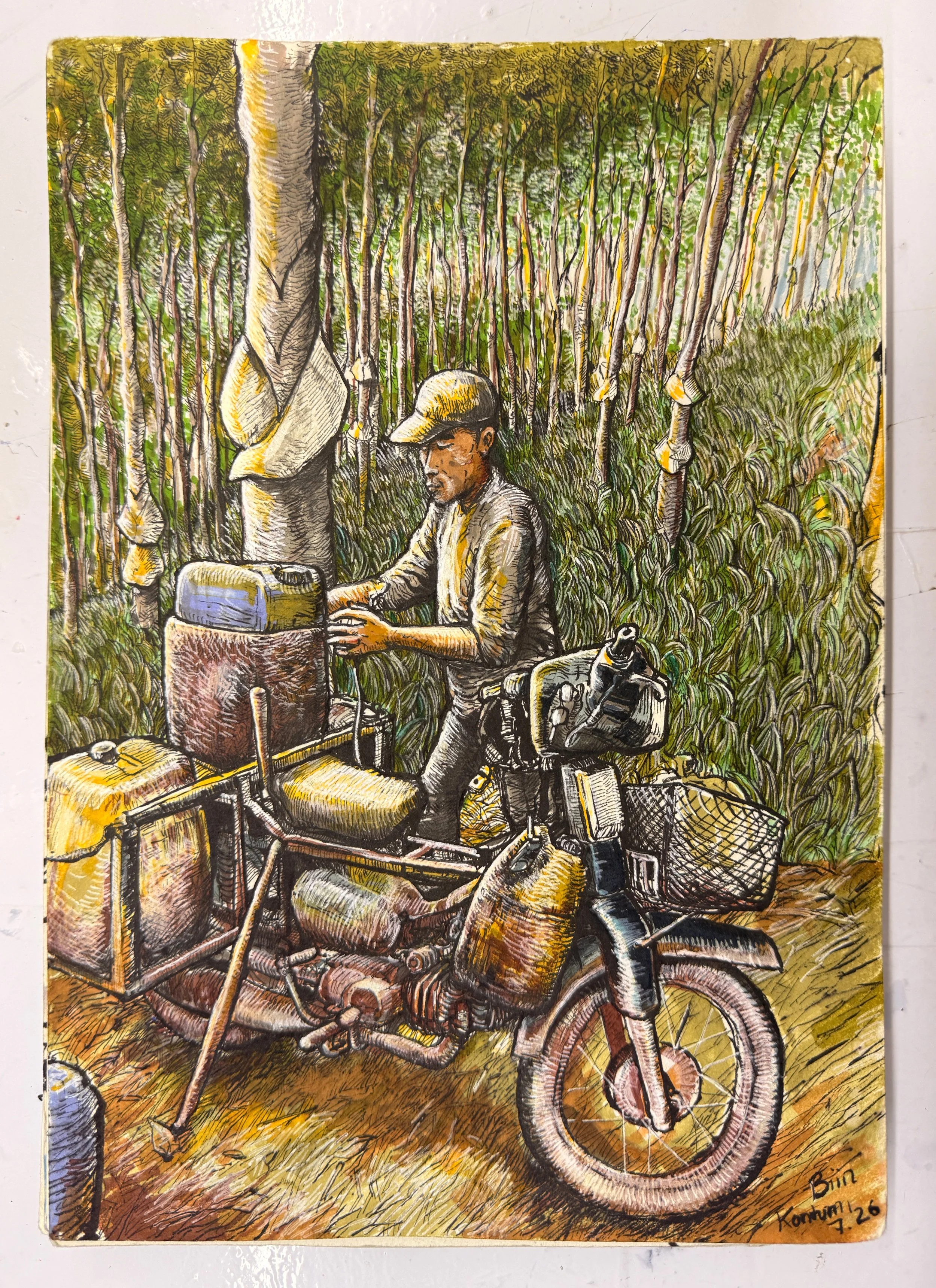 Rubber field