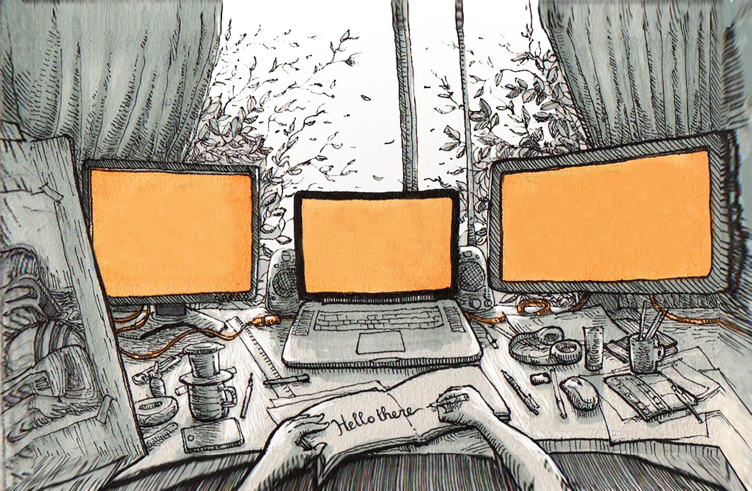 This messy corner? That’s where the magic (and all-nighters and instant noodles) happened.
