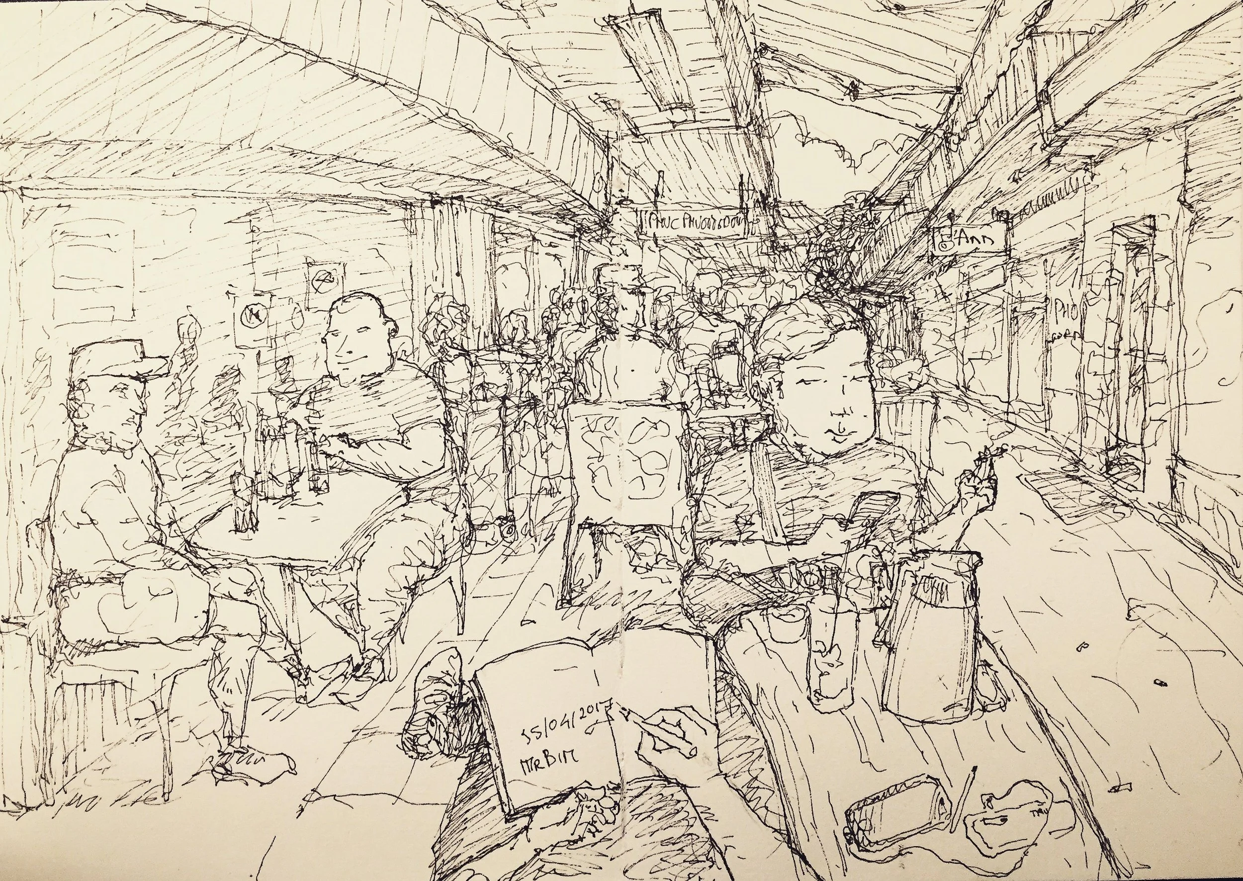 15min sketch, Easter 2017, Cabramatta Sydney
