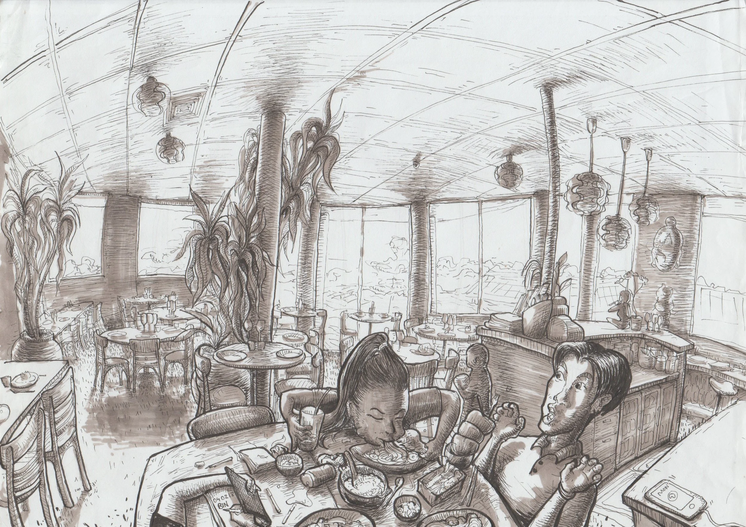 Of course I had a side job. Started doing food delivery for a Thai restaurant in Dickson, great food, chaotic staff, and somehow I stayed for almost 6 years.
Two Sisters Lao Thai Restaurant- Dickson ACT June 2018