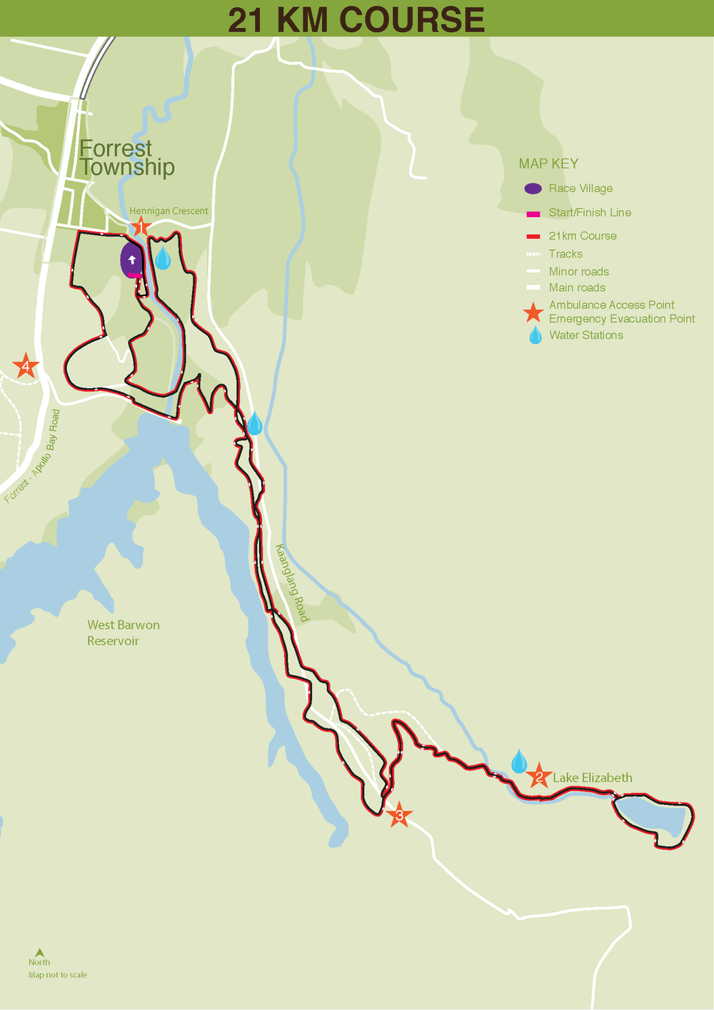 MAPS & INFO — Run Forest