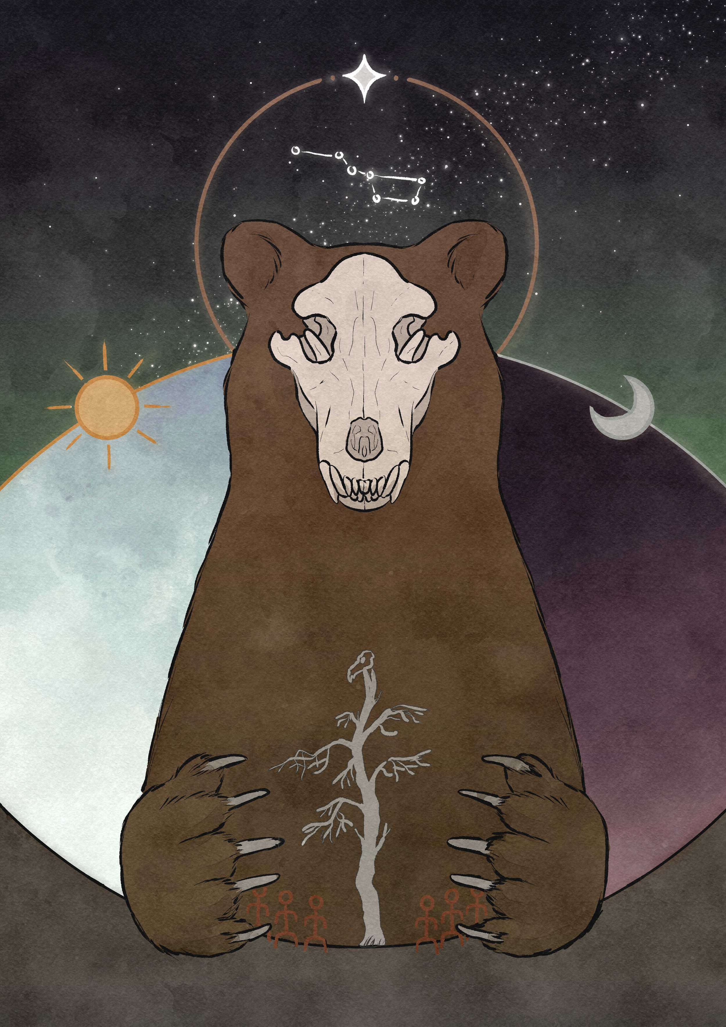 Karhu | Bear (2021)
In Finno-Ugric myths, the Bear is the primordial origin of all humanity.