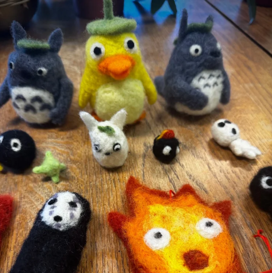 Needle Felted Totoro/Studio Ghibli for Beginners (11/21)