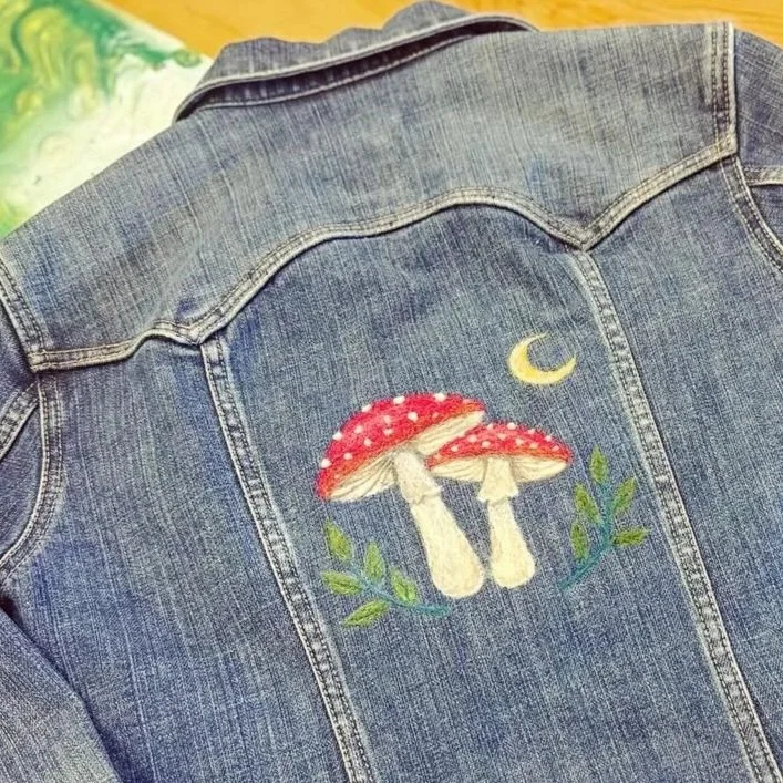 Needle Felt on Your Clothing for Beginners