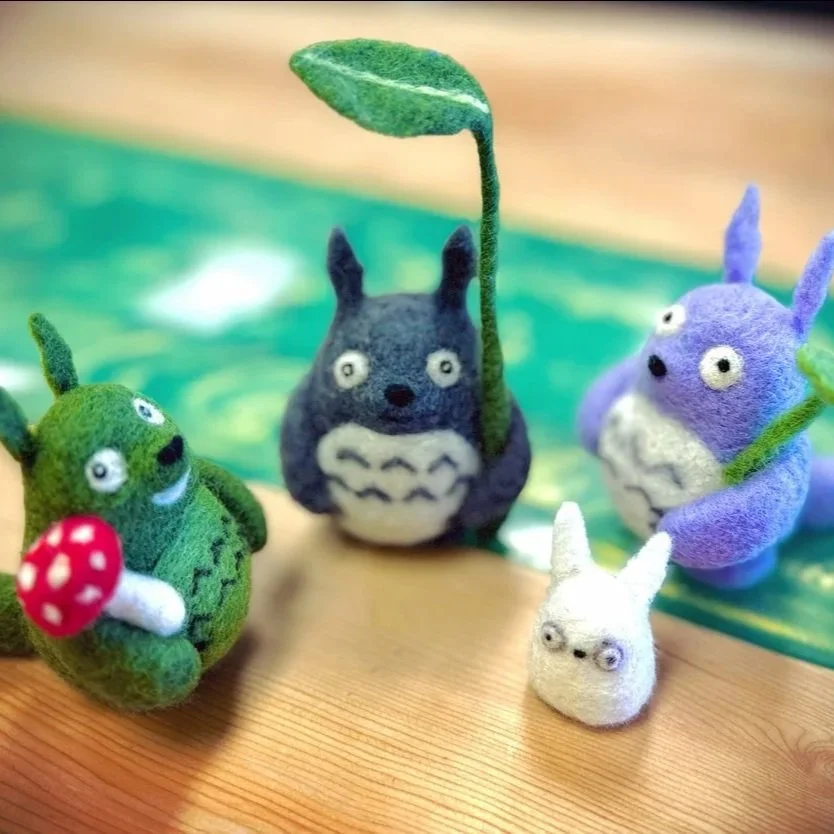 Needle Felted Totoro for Beginners