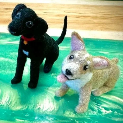 Needle Felted Dogs for Beginners