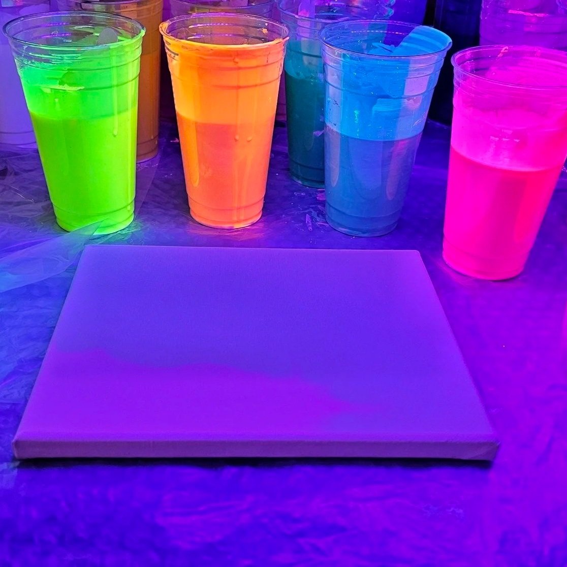 New Year’s Eve Blacklight Paint Pour Party with Jamie Janko