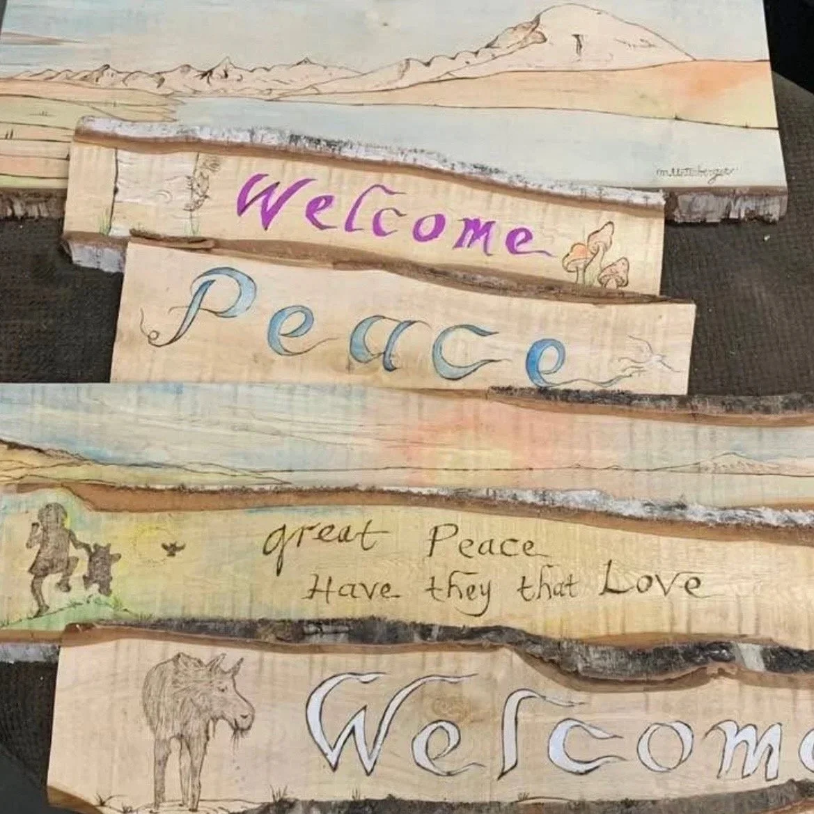 Wood Burning &amp; Watercolor Workshop with Matt Unterberger