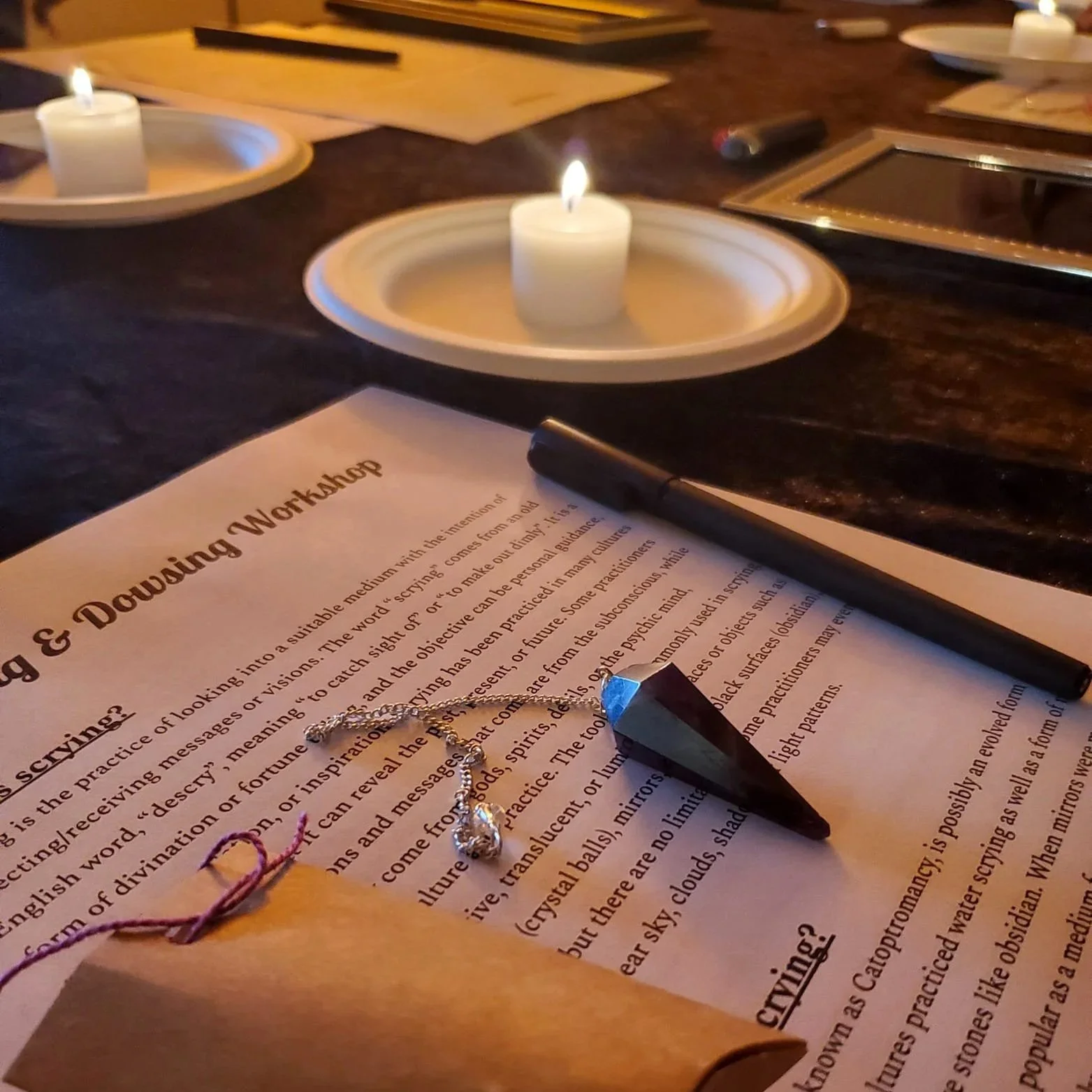 Scrying & Dowsing Class & Workshop with Stag & Moon