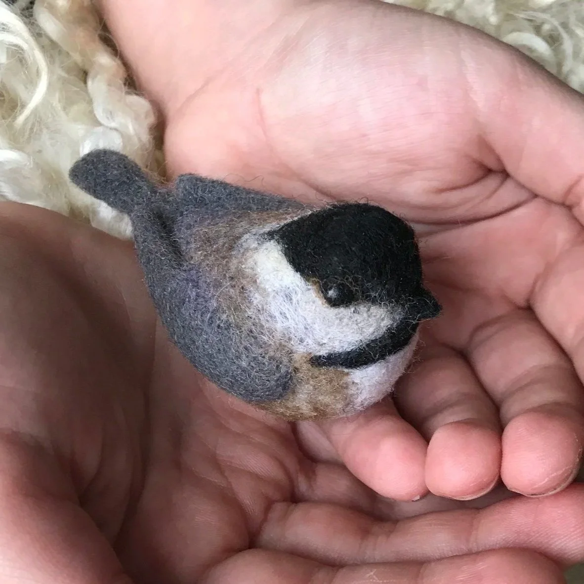 Needle Felted Chickadees for Beginners