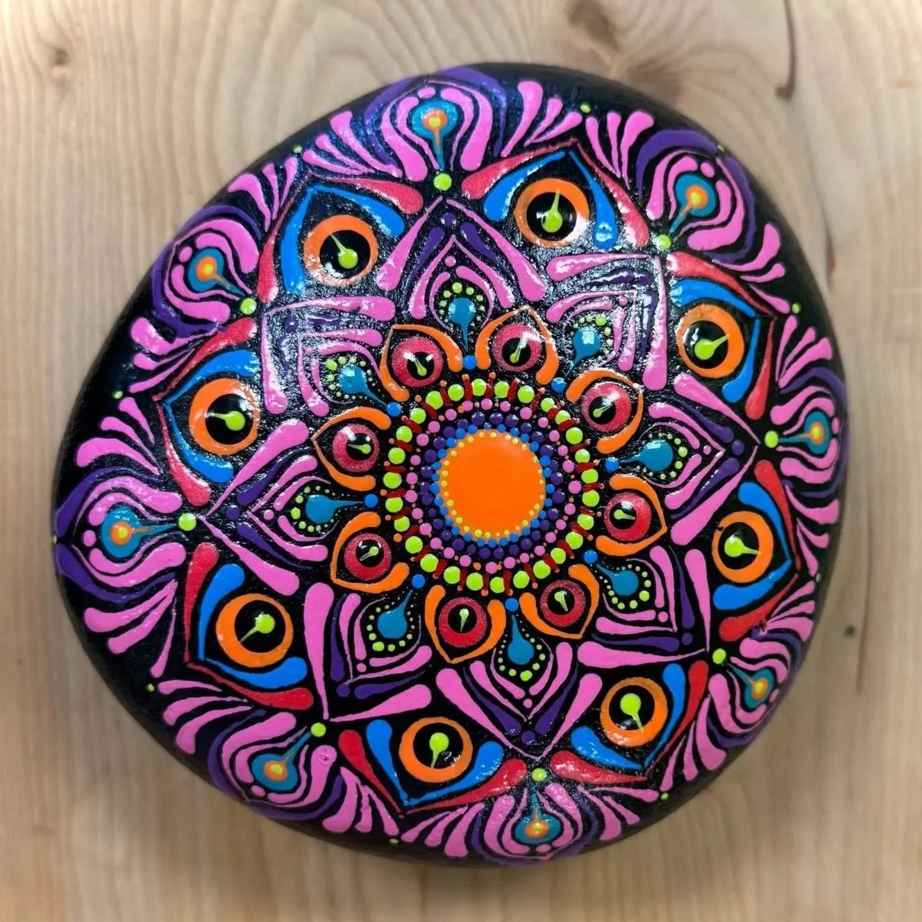 Mandala Rock Painting Class with Northern Gypsy Artworks