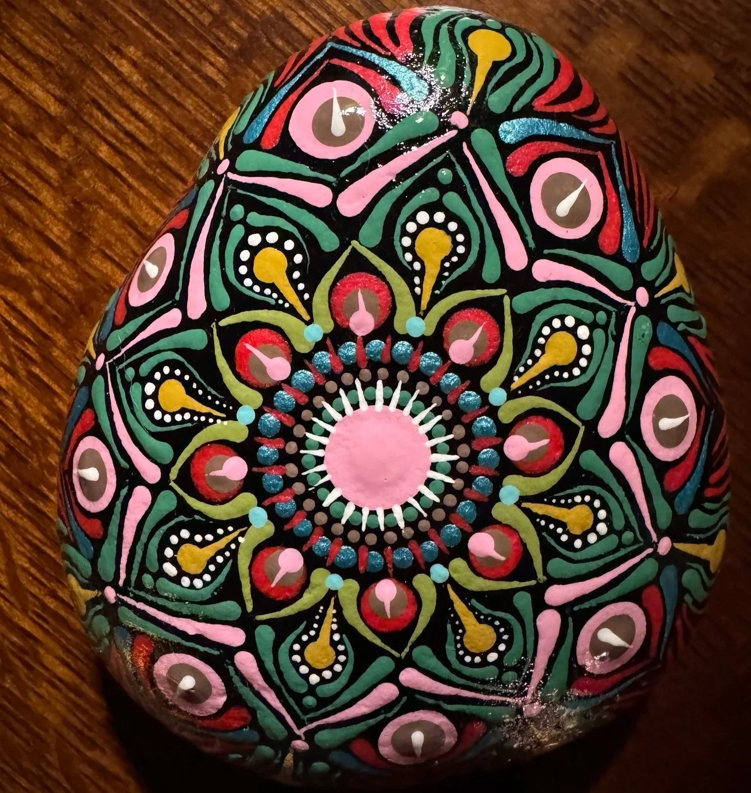 Mandala Rock Painting Class with Northern Gypsy Artworks