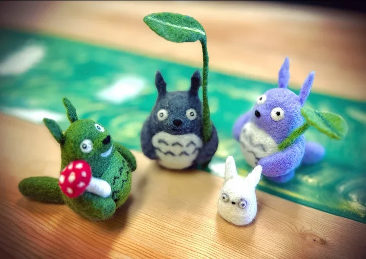 Needle Felted Totoro for Beginners