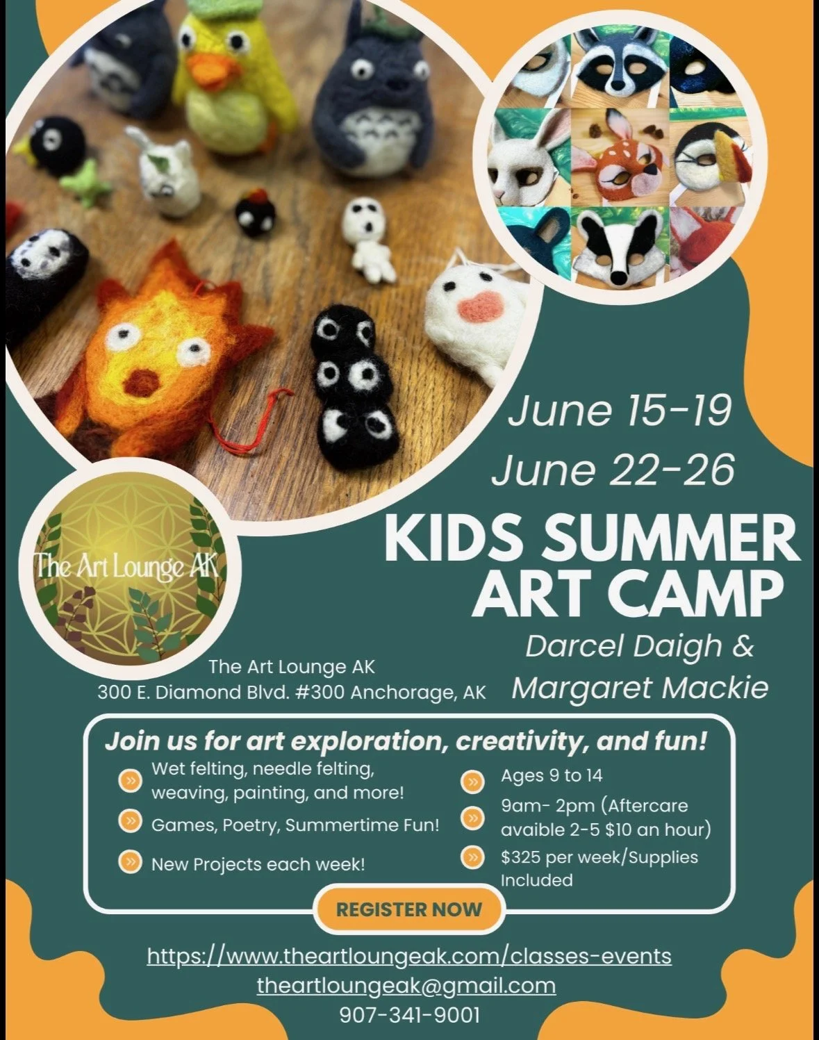 Kids Summer Art Camp: June (week 1)