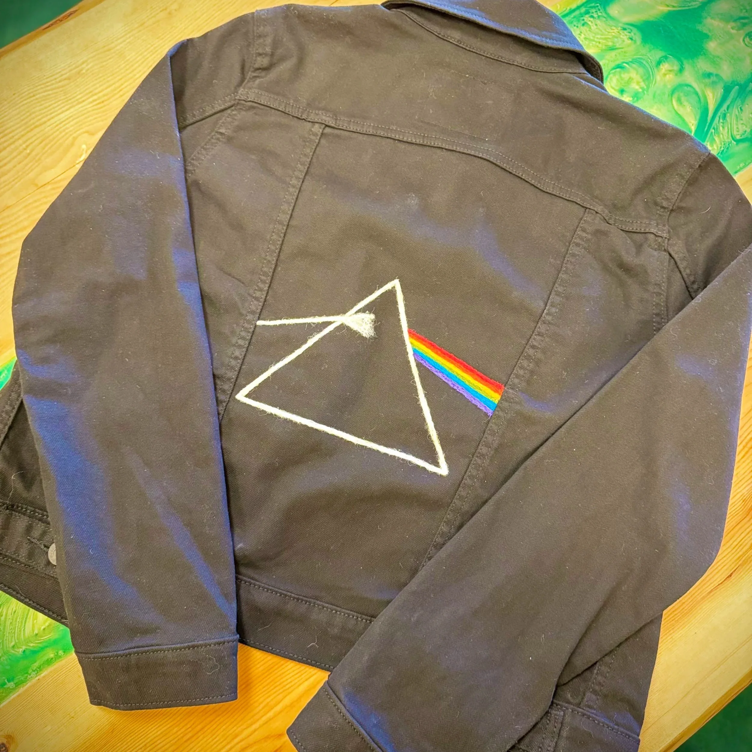 Needle Felt on Your Clothing for Beginners