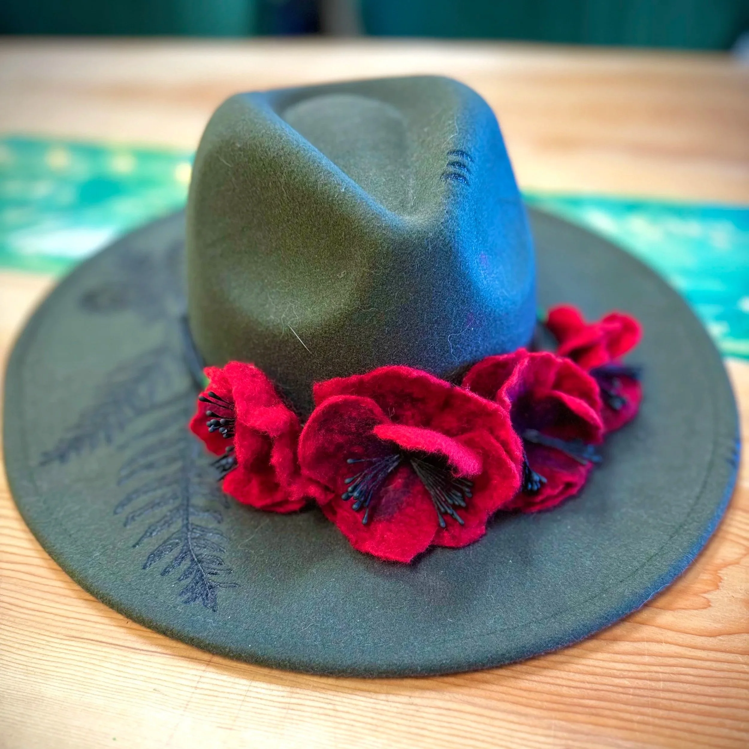 Wet Felted Flower Crowns