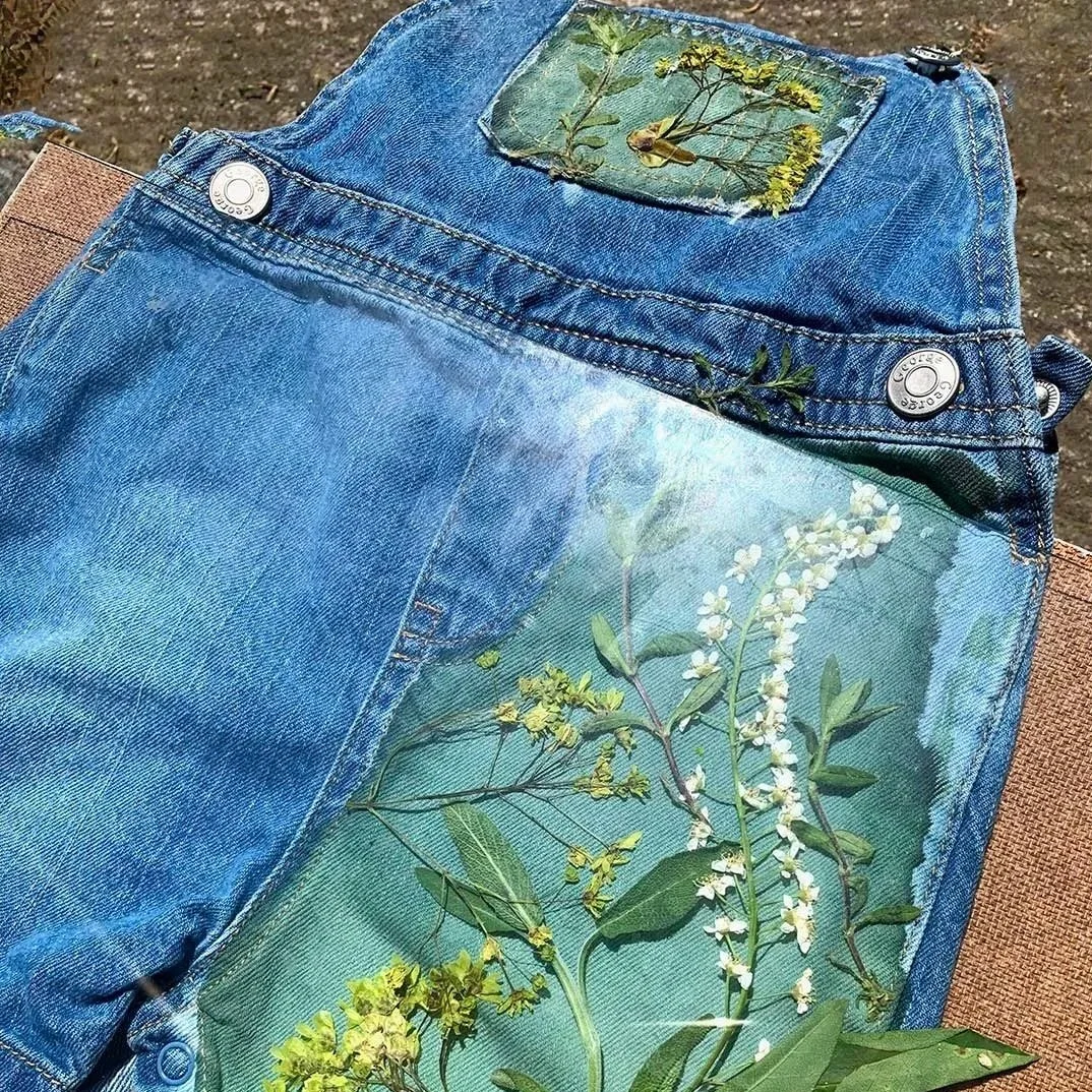 Cyanotype Remix: Beginners Up-cycle Class: with Jupiter Midnight Art
