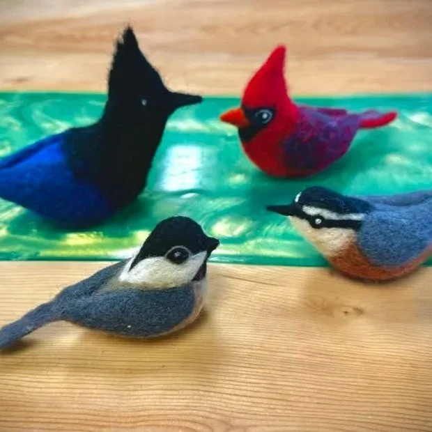 (SOLDOTNA) Needle Felted Birds for Beginners