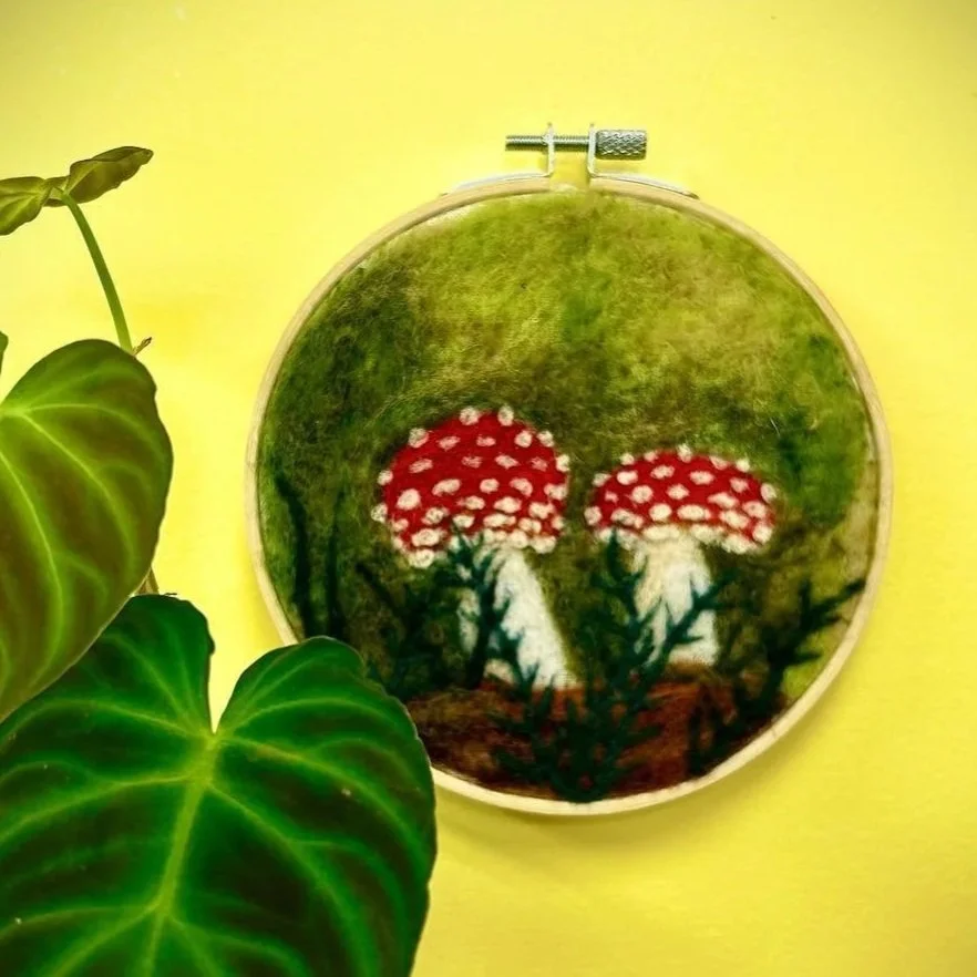2-D Wool Paintings for Beginners